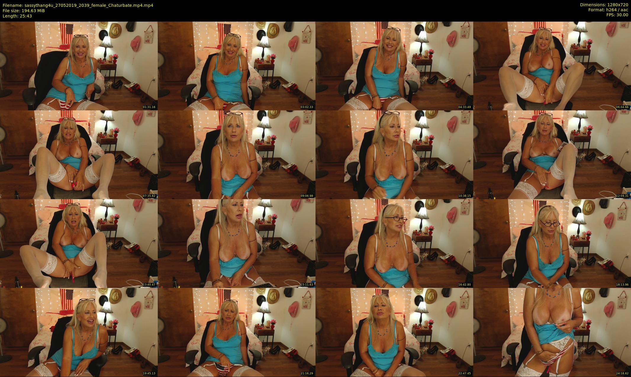 sassythang4u — 26 minute Chaturbate female cam show recording, 720p, May 27, 2019