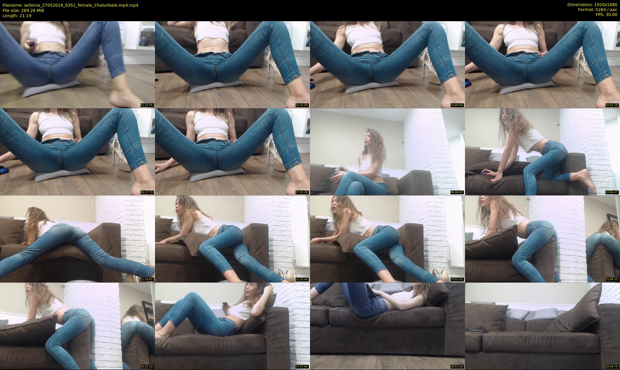 sellenia — 22 minute Chaturbate female cam show recording, 1080p, May 27, 2019