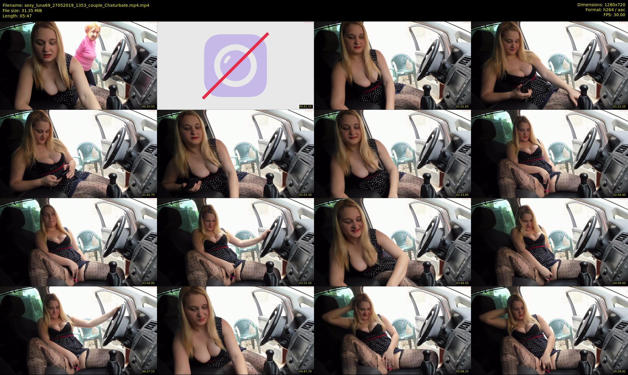 sexy_luna69 — 6 minute Chaturbate couple cam show recording, 720p, May 27, 2019