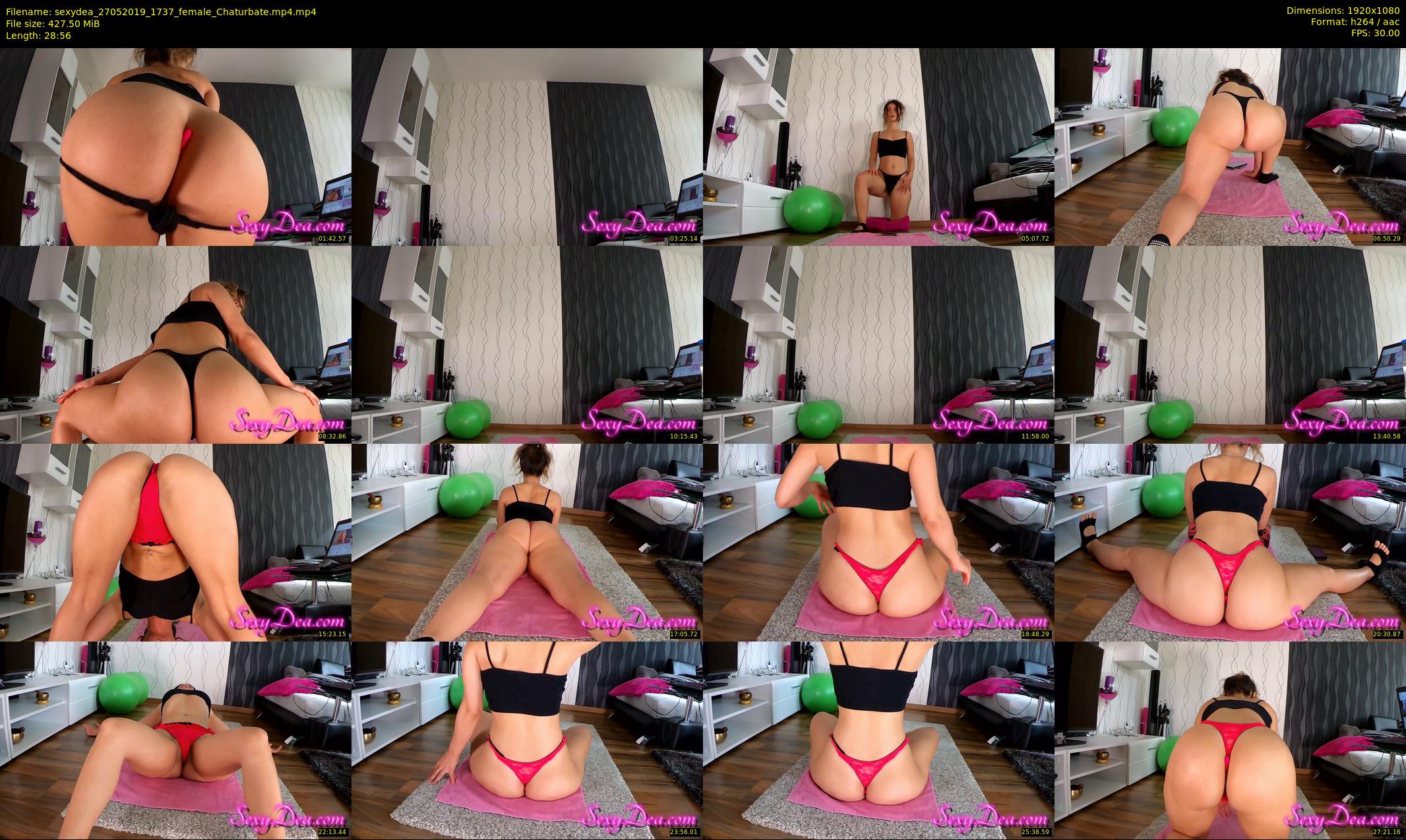 sexydea — 29 minute Chaturbate female cam show recording, 1080p, May 27, 2019