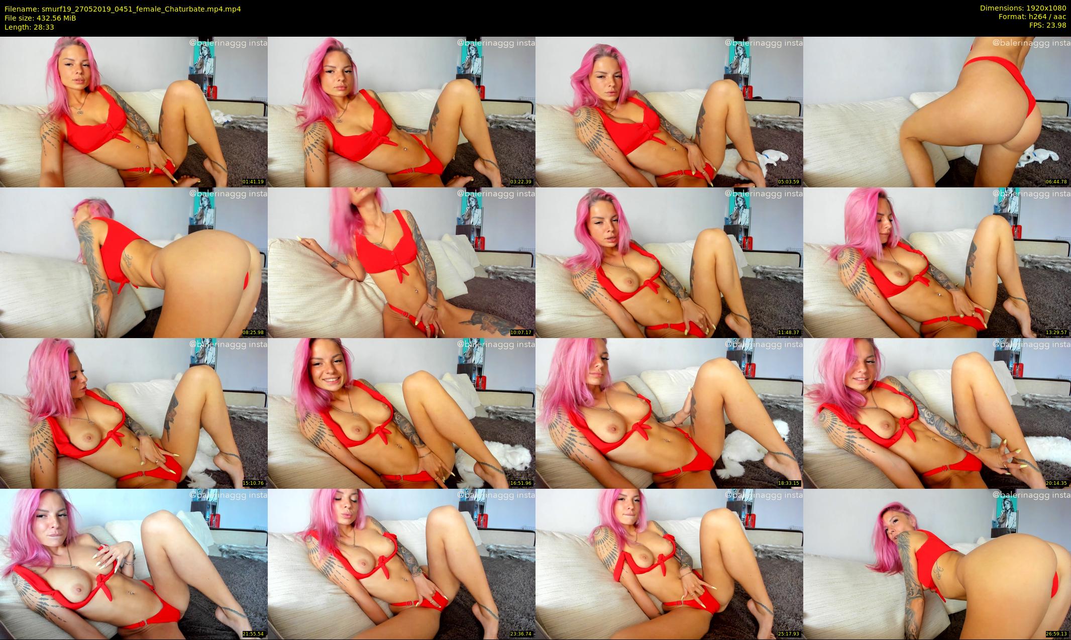 smurf19 — 29 minute Chaturbate female cam show recording, 1080p, May 27, 2019