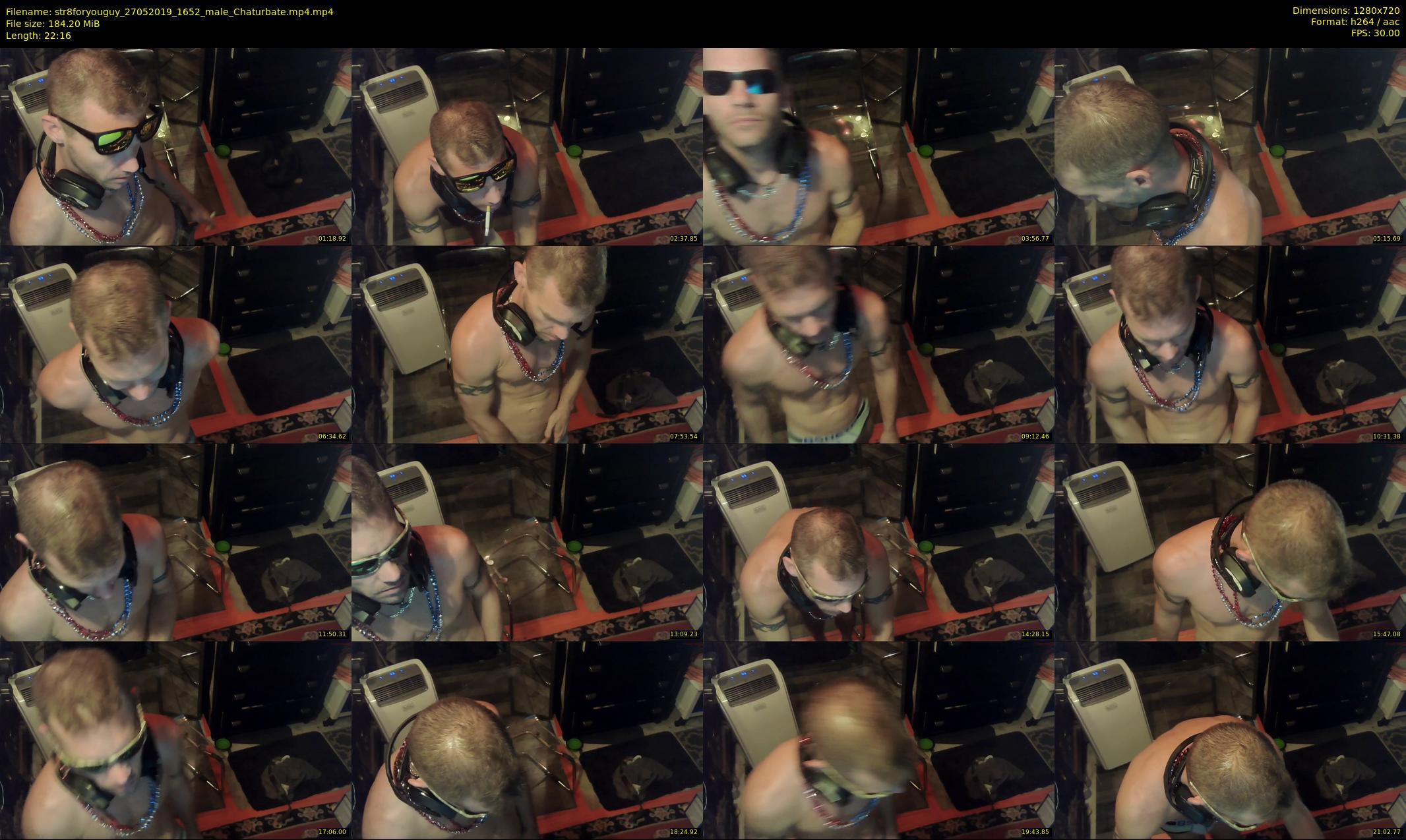 str8foryouguy — 23 minute Chaturbate male cam show recording, 720p, May 27, 2019