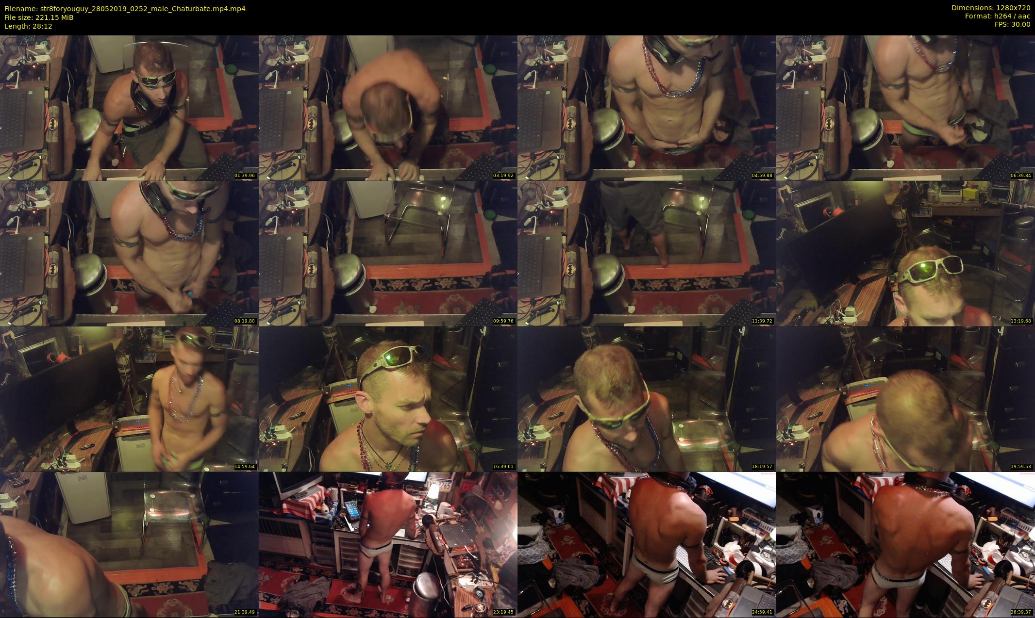 str8foryouguy — 29 minute Chaturbate male cam show recording, 720p, May 28, 2019