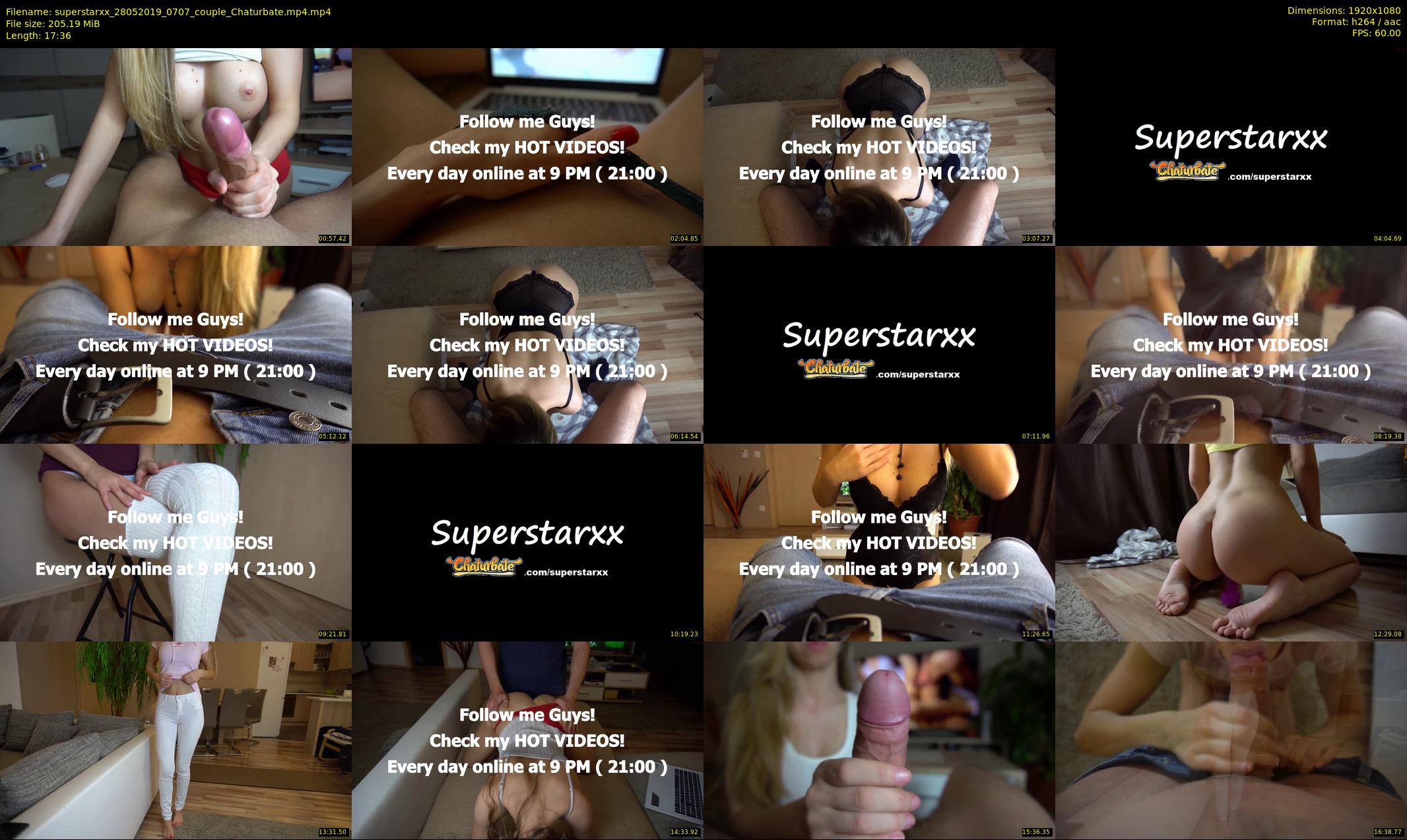 superstarxx — 18 minute Chaturbate female cam show recording, 1080p, May 28, 2019
