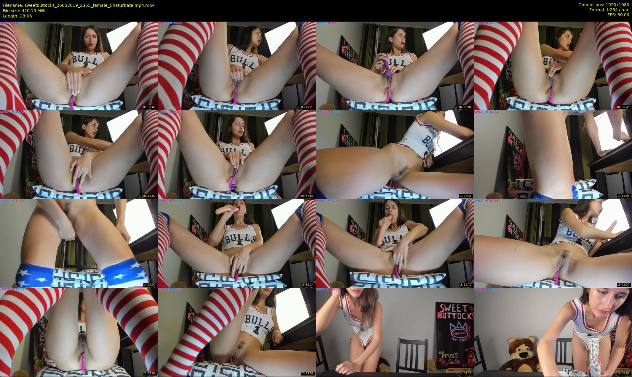 sweetbuttocks — 29 minute Chaturbate female cam show recording, 1080p, May 26, 2019