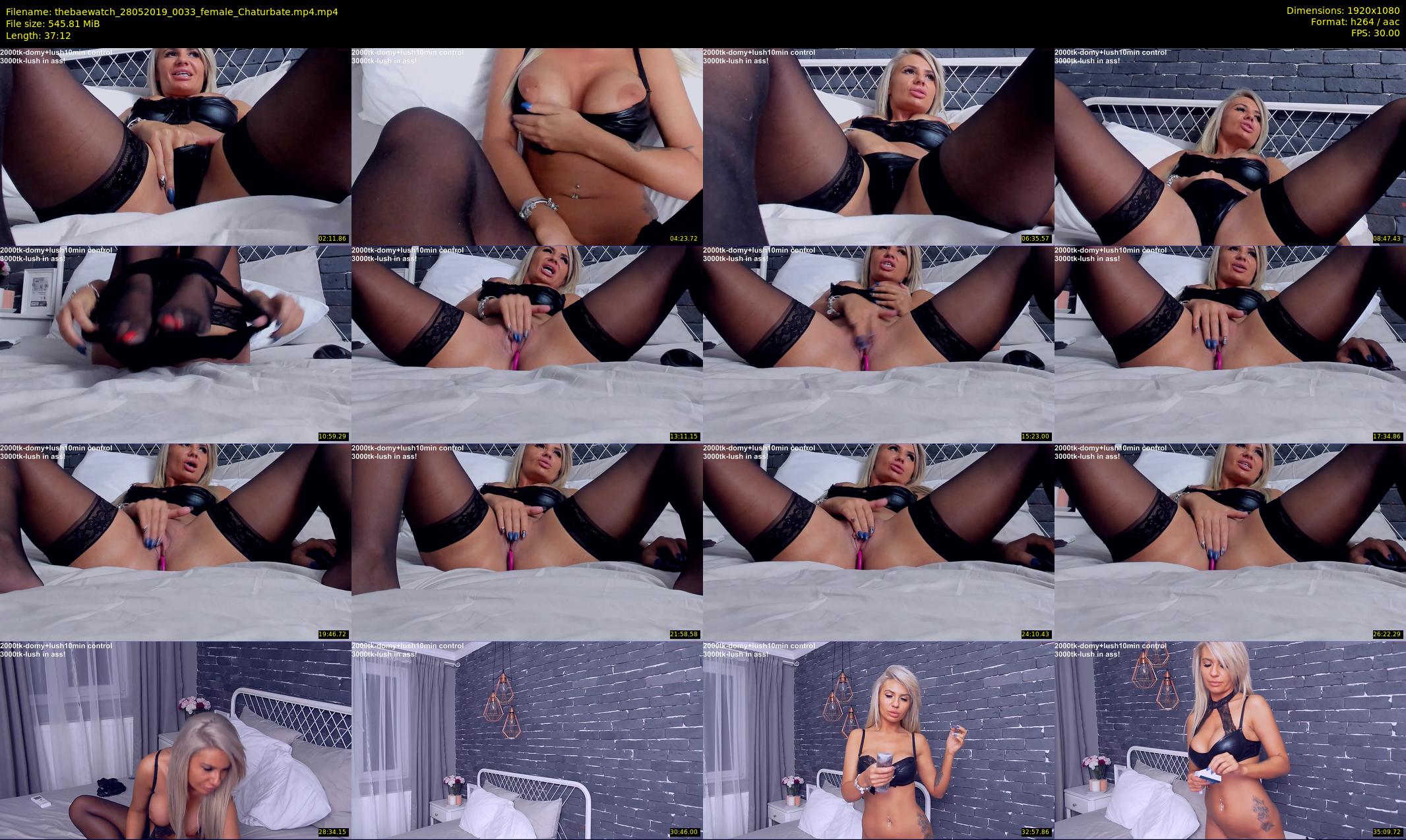 thebaewatch — 38 minute Chaturbate female cam show recording, 1080p, May 28, 2019
