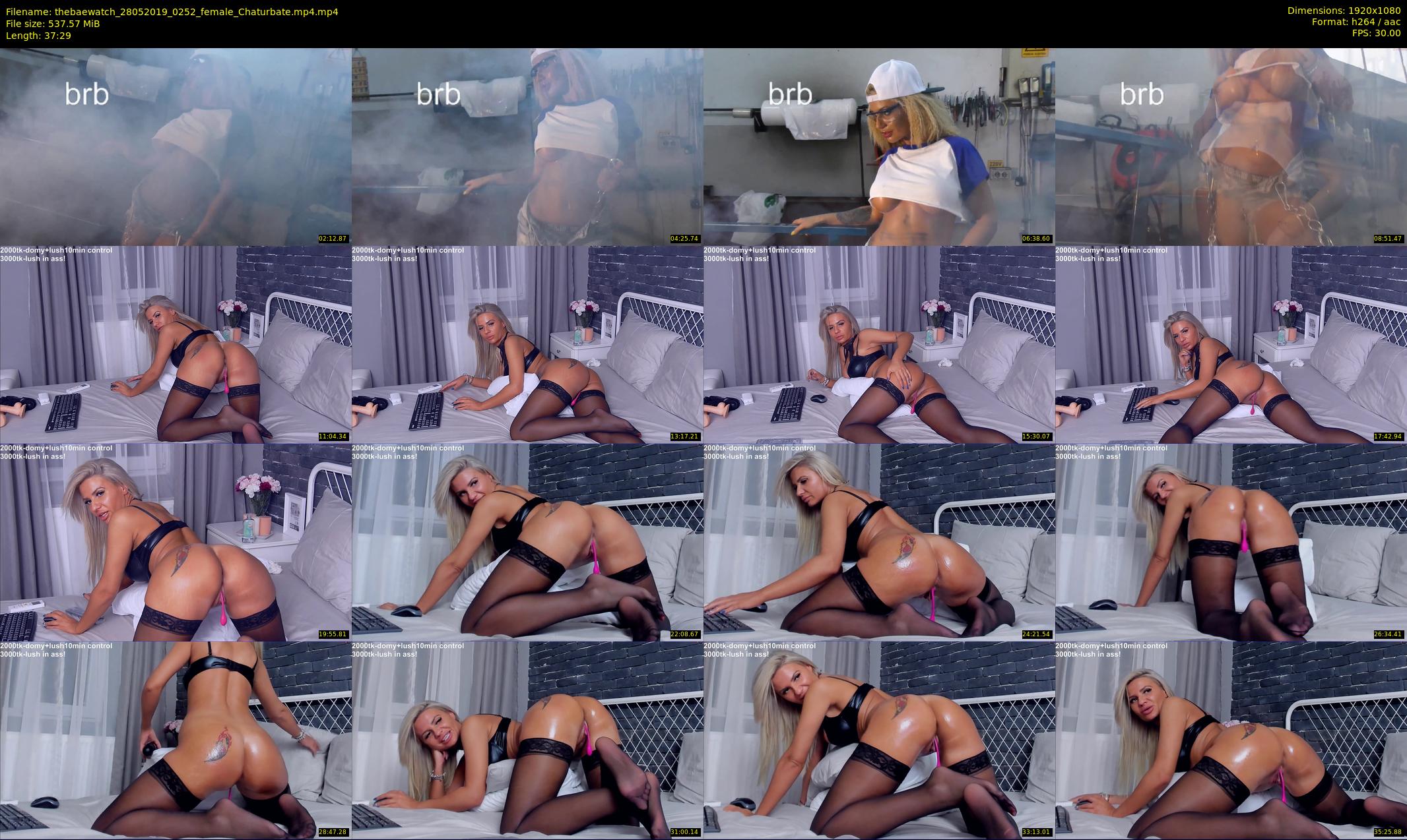 thebaewatch — 38 minute Chaturbate female cam show recording, 1080p, May 28, 2019