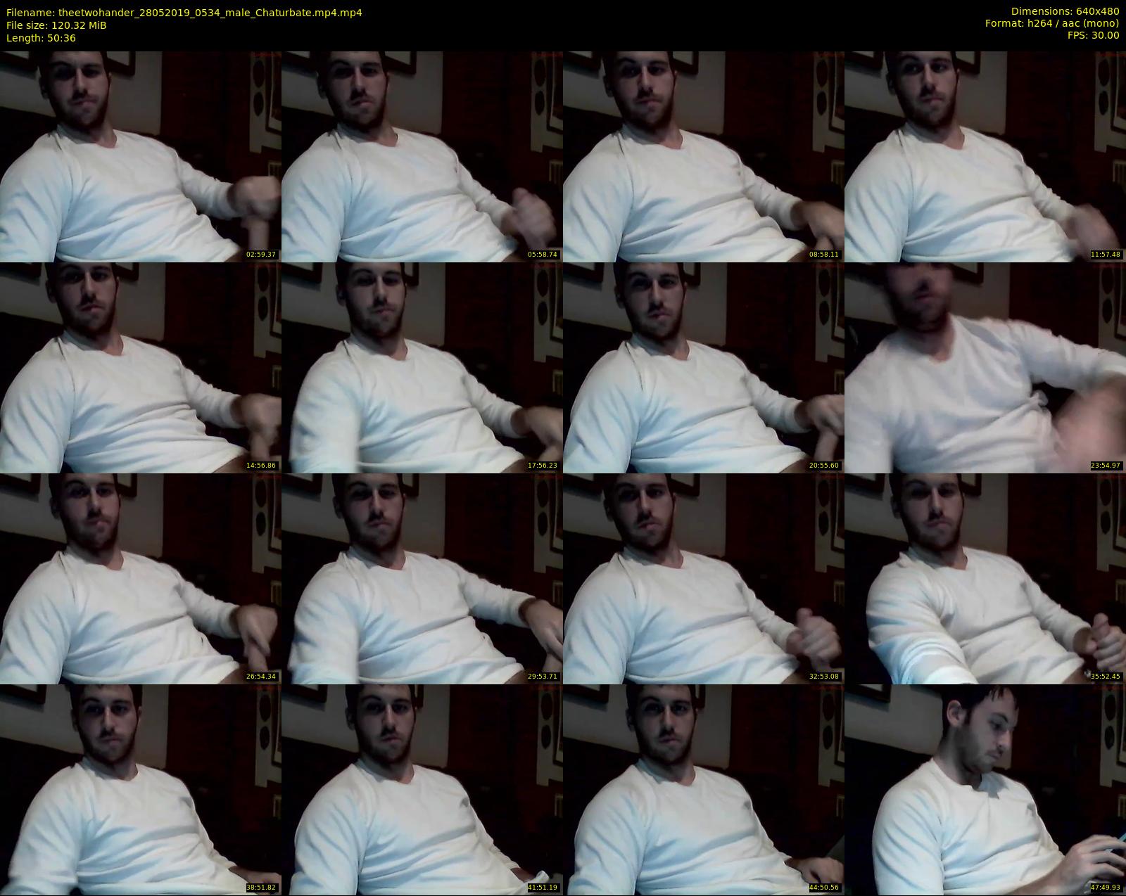 theetwohander — 51 minute Chaturbate male cam show recording, 480p, May 28, 2019