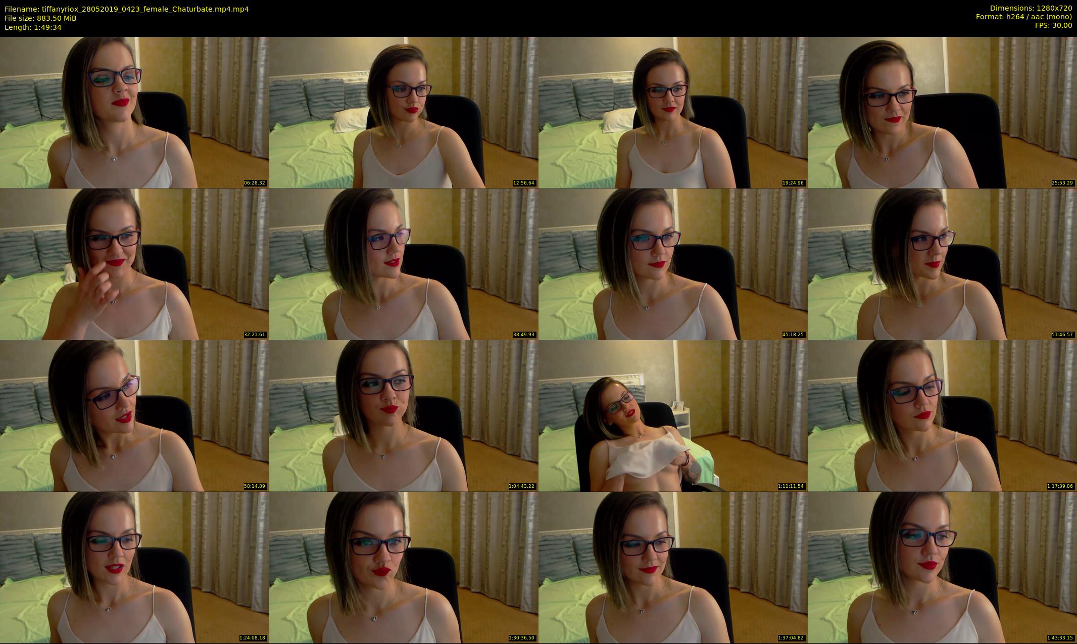 tiffanyriox — 110 minute Chaturbate female cam show recording, 720p, May 28, 2019