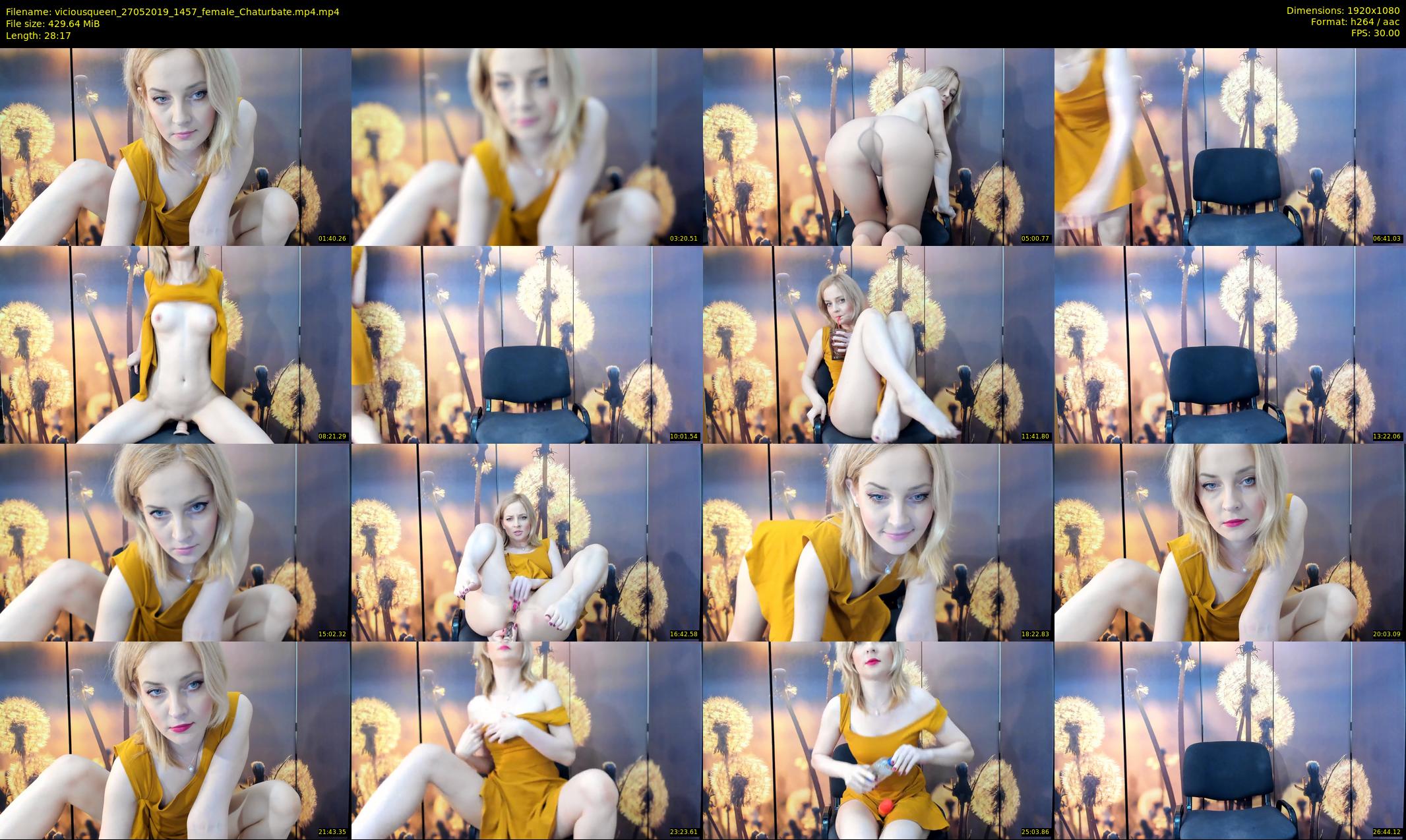 viciousqueen — 29 minute Chaturbate female cam show recording, 1080p, May 27, 2019