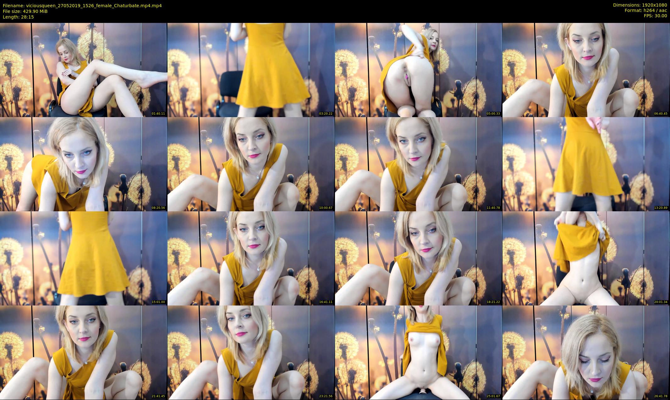 viciousqueen — 29 minute Chaturbate female cam show recording, 1080p, May 27, 2019