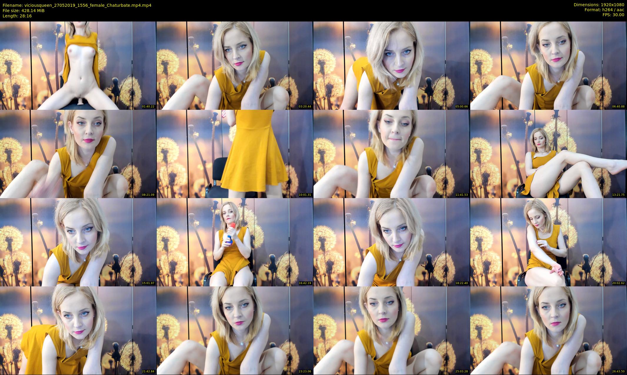 viciousqueen — 29 minute Chaturbate female cam show recording, 1080p, May 27, 2019
