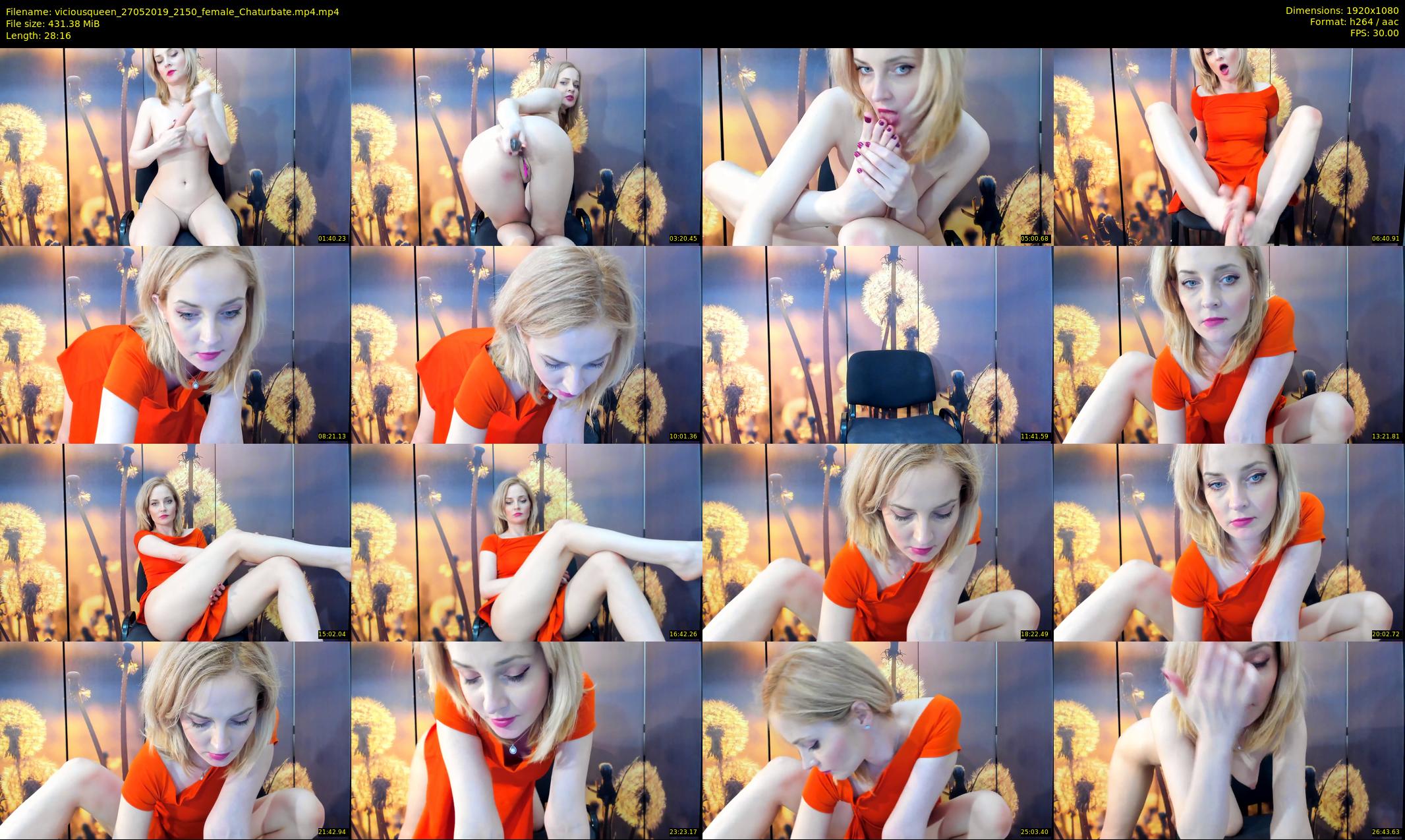 viciousqueen — 29 minute Chaturbate female cam show recording, 1080p, May 27, 2019