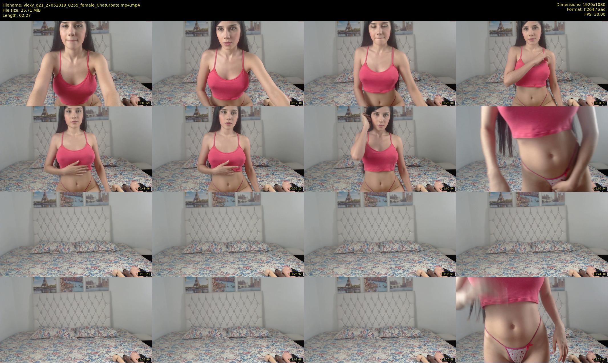vicky_g21 — 3 minute Chaturbate female cam show recording, 1080p, May 27, 2019