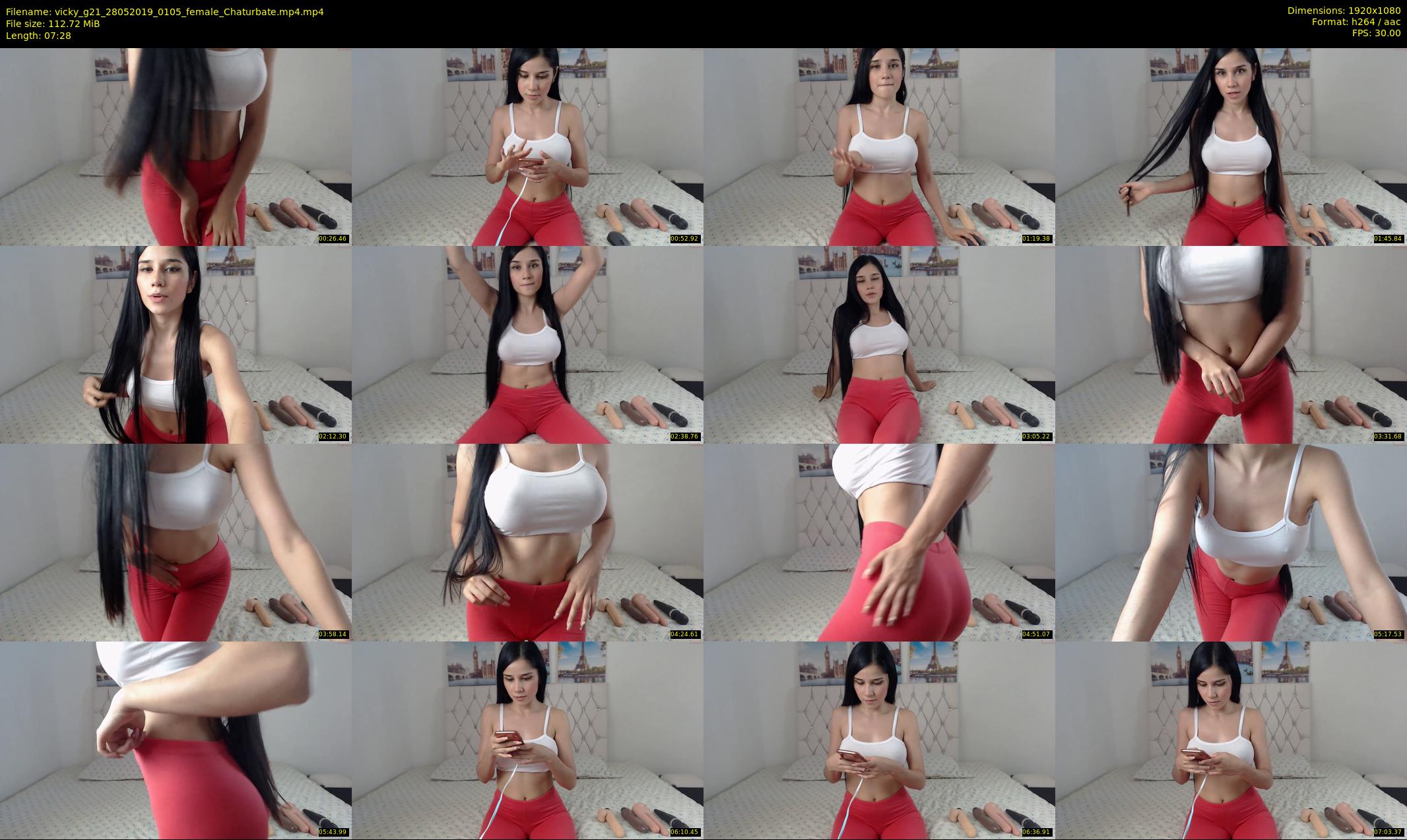 vicky_g21 — 8 minute Chaturbate female cam show recording, 1080p, May 28, 2019