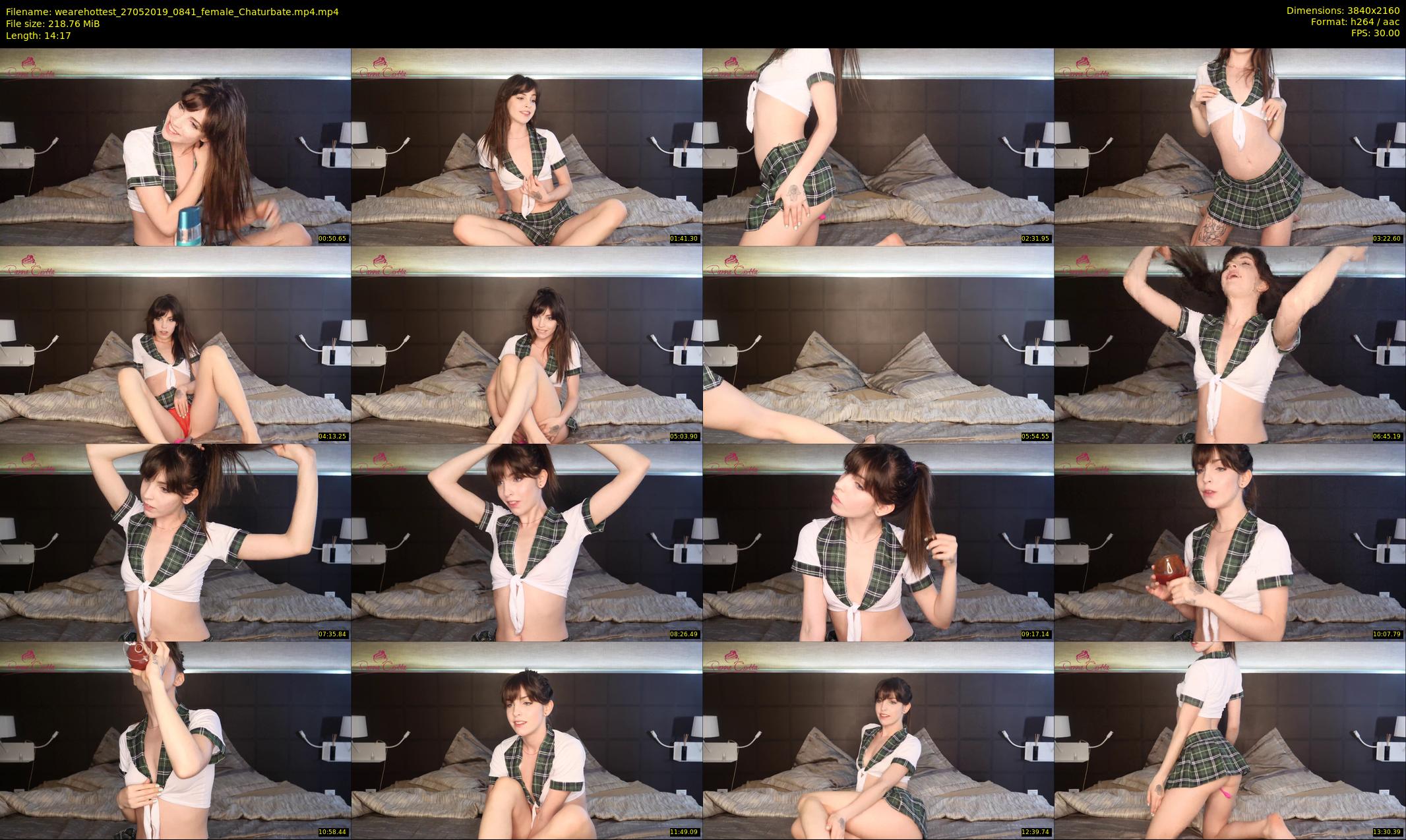 wearehottest — 15 minute Chaturbate couple cam show recording, 4K, May 27, 2019