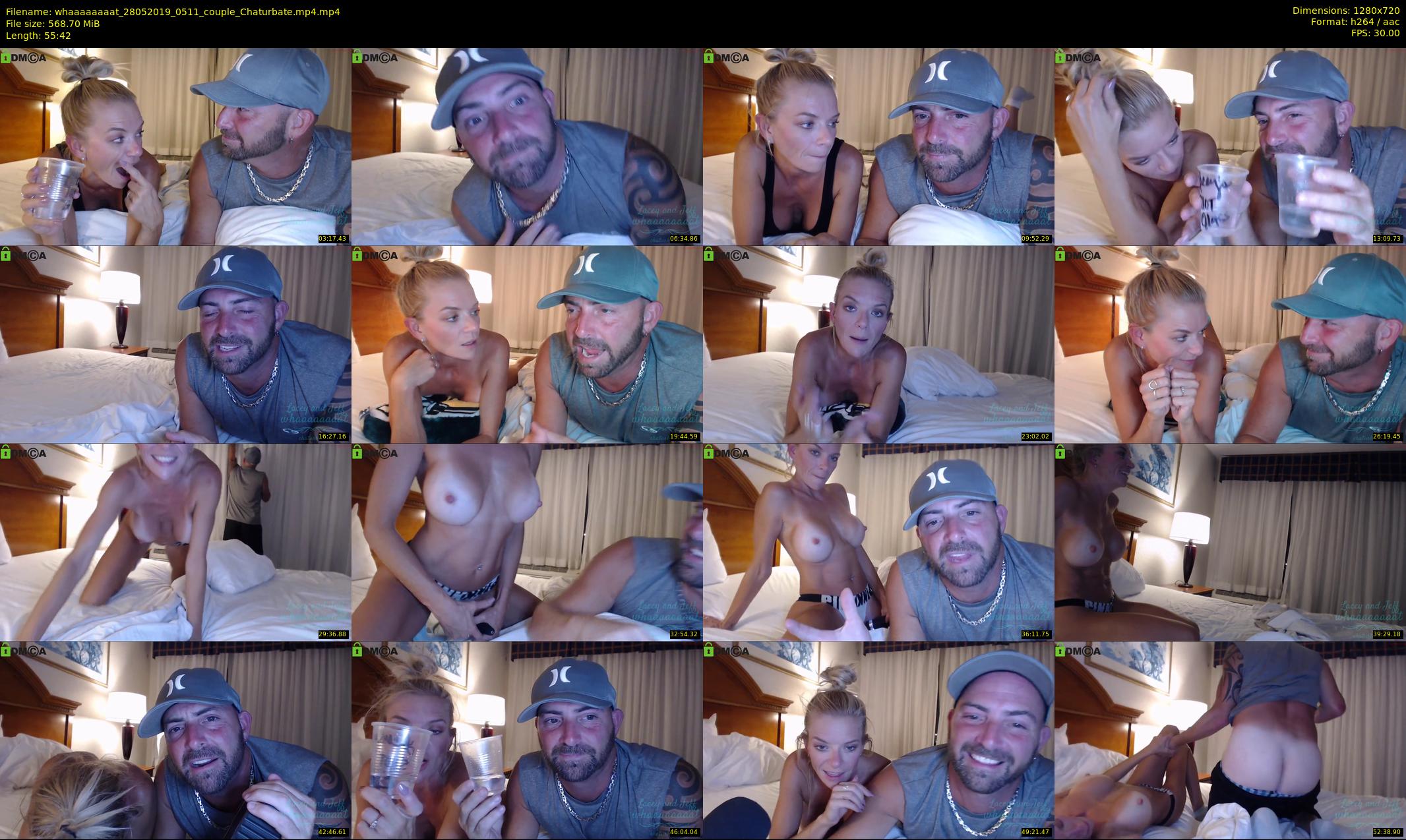 whaaaaaaaat — 56 minute Chaturbate couple cam show recording, 720p, May 28, 2019