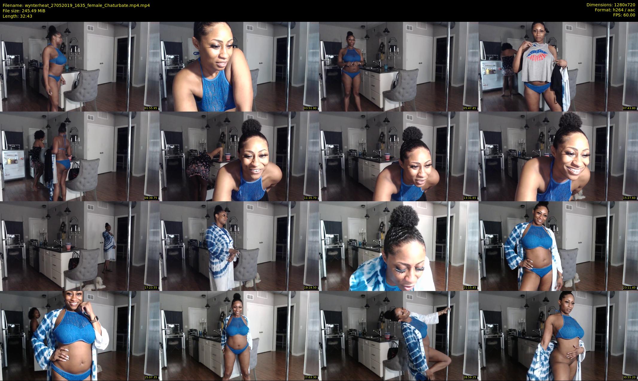 wynterheat — 33 minute Chaturbate female cam show recording, 720p, May 27, 2019