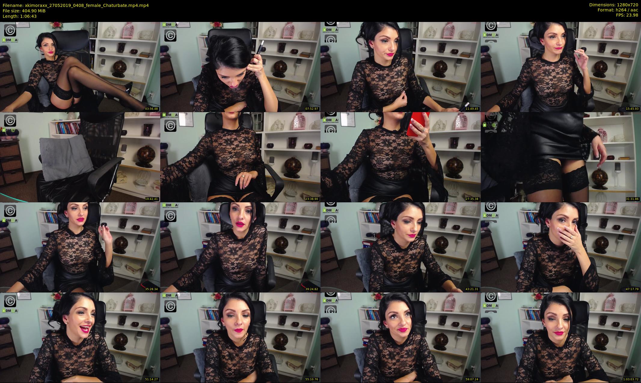xkimoraxx — 67 minute Chaturbate female cam show recording, 720p, May 27, 2019