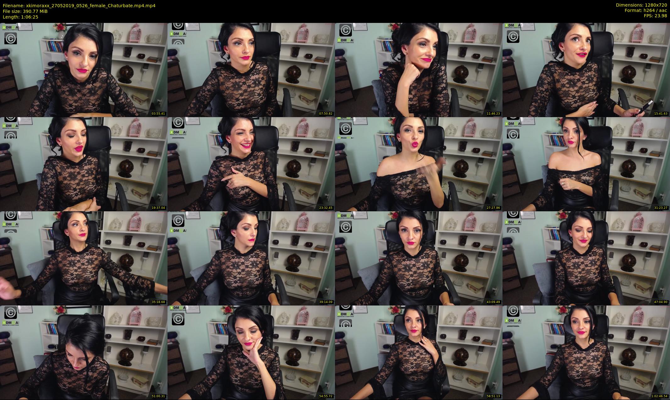 xkimoraxx — 67 minute Chaturbate female cam show recording, 720p, May 27, 2019