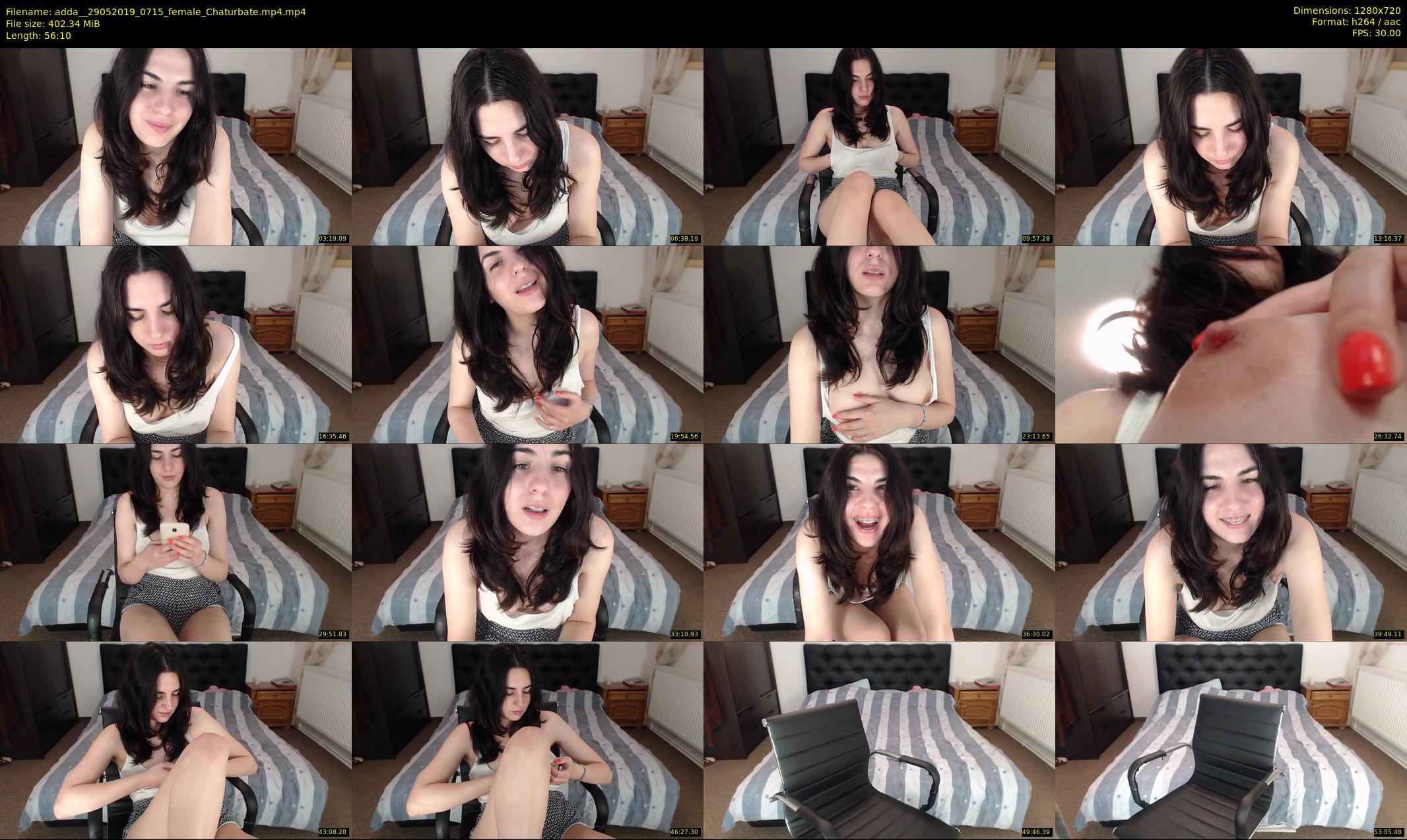 adda_ — 57 minute Chaturbate female cam show recording, 720p, May 29, 2019