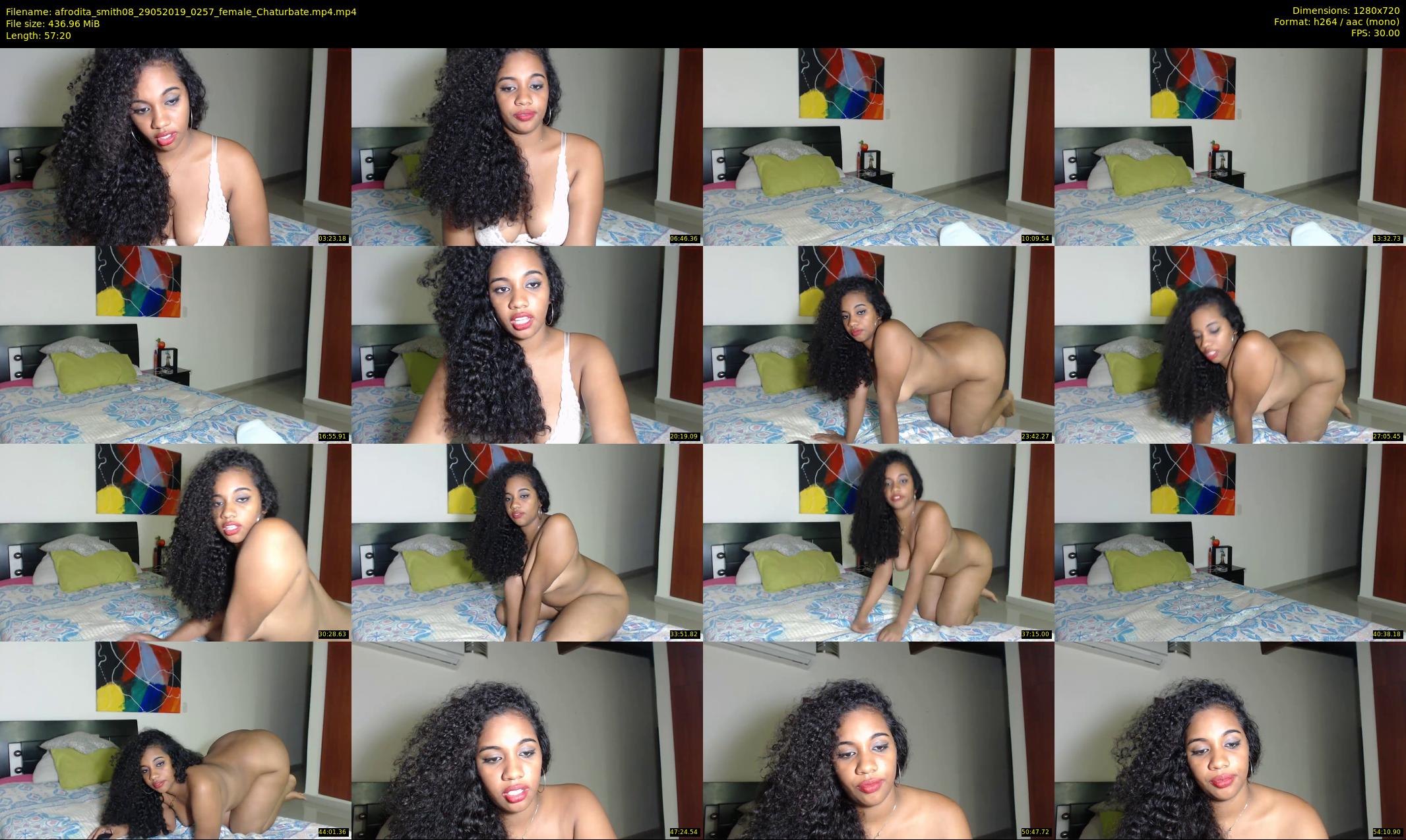 afrodita_smith08 — 58 minute Chaturbate female cam show recording, 720p, May 29, 2019