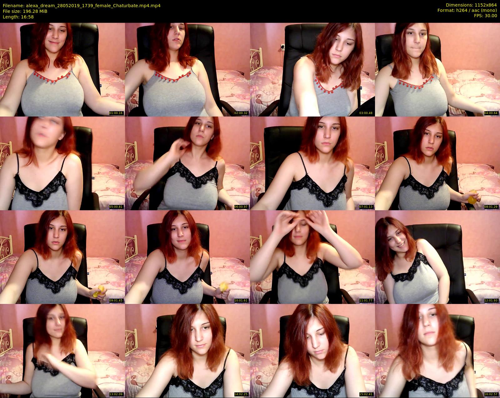 alexa_dream — 17 minute Chaturbate female cam show recording, 720p, May 28, 2019