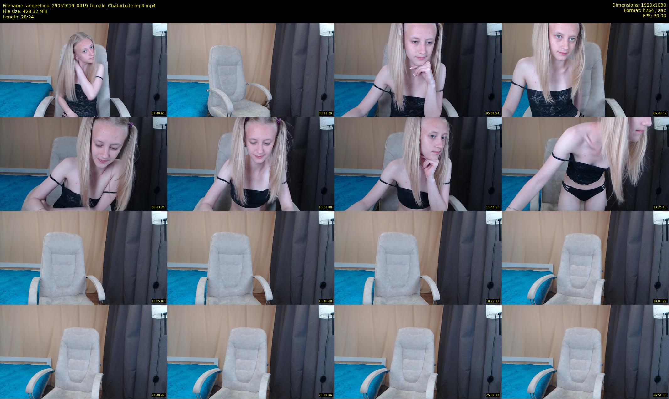 angeellina — 29 minute Chaturbate female cam show recording, 1080p, May 29, 2019