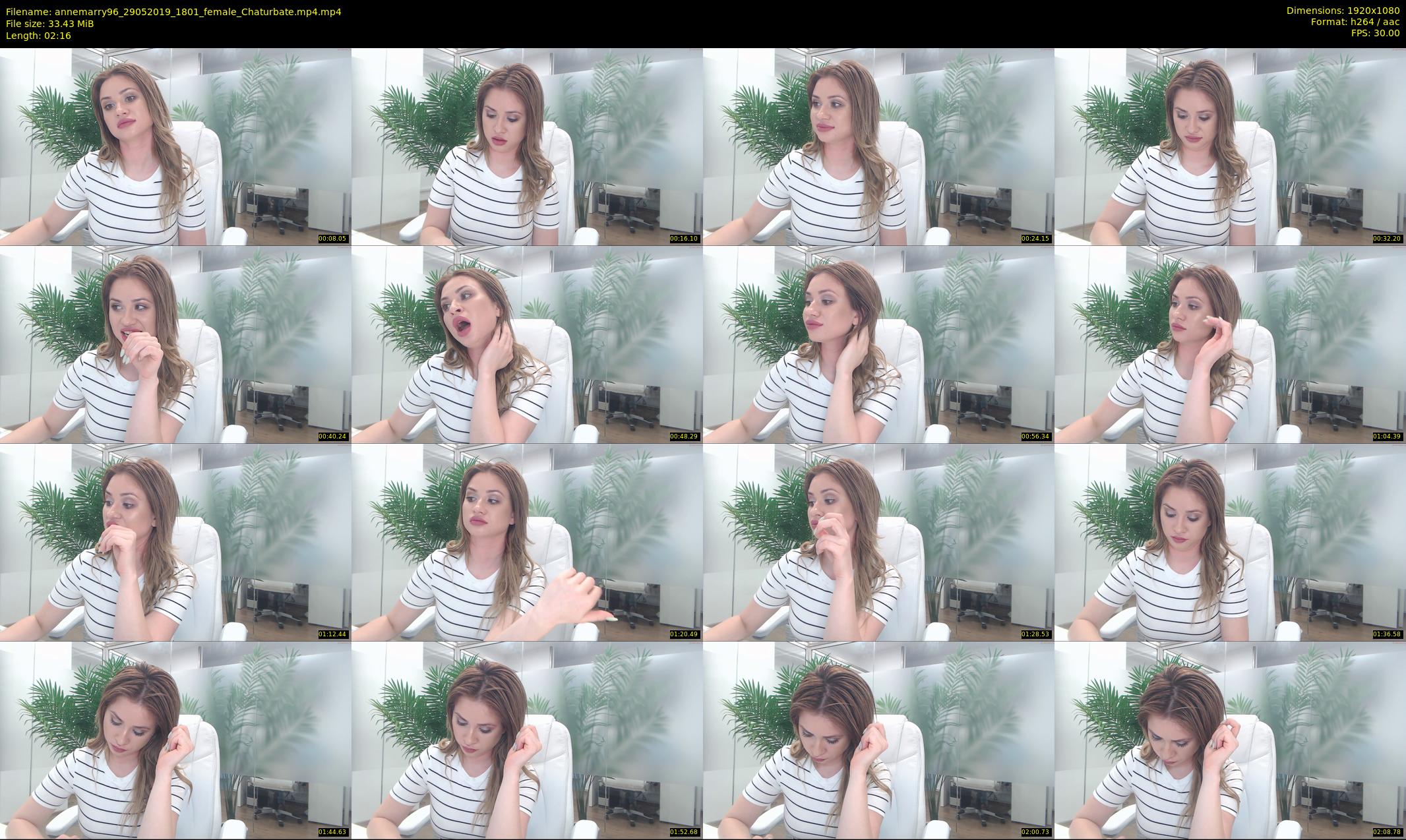 annemarry96 — 3 minute Chaturbate female cam show recording, 1080p, May 29, 2019