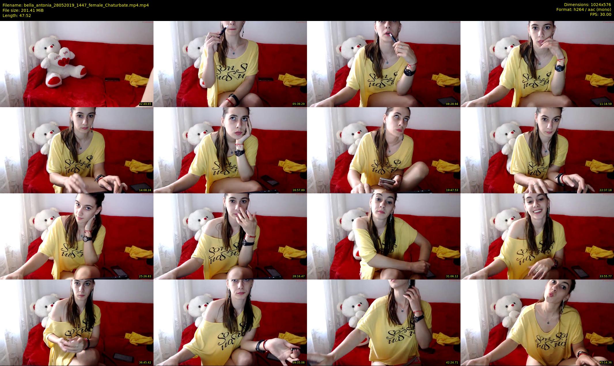 bella_antonia — 48 minute Chaturbate female cam show recording, 480p, May 28, 2019
