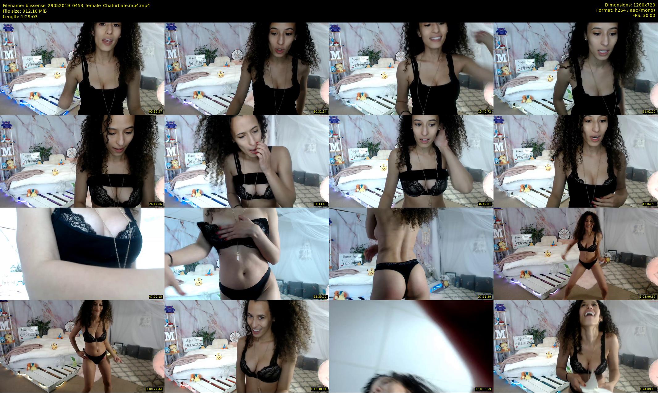 blissense — 90 minute Chaturbate female cam show recording, 720p, May 29, 2019