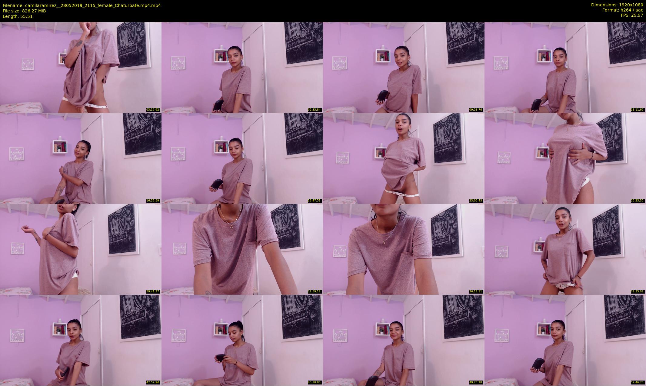 camilaramirez_ — 56 minute Chaturbate female cam show recording, 1080p, May 28, 2019