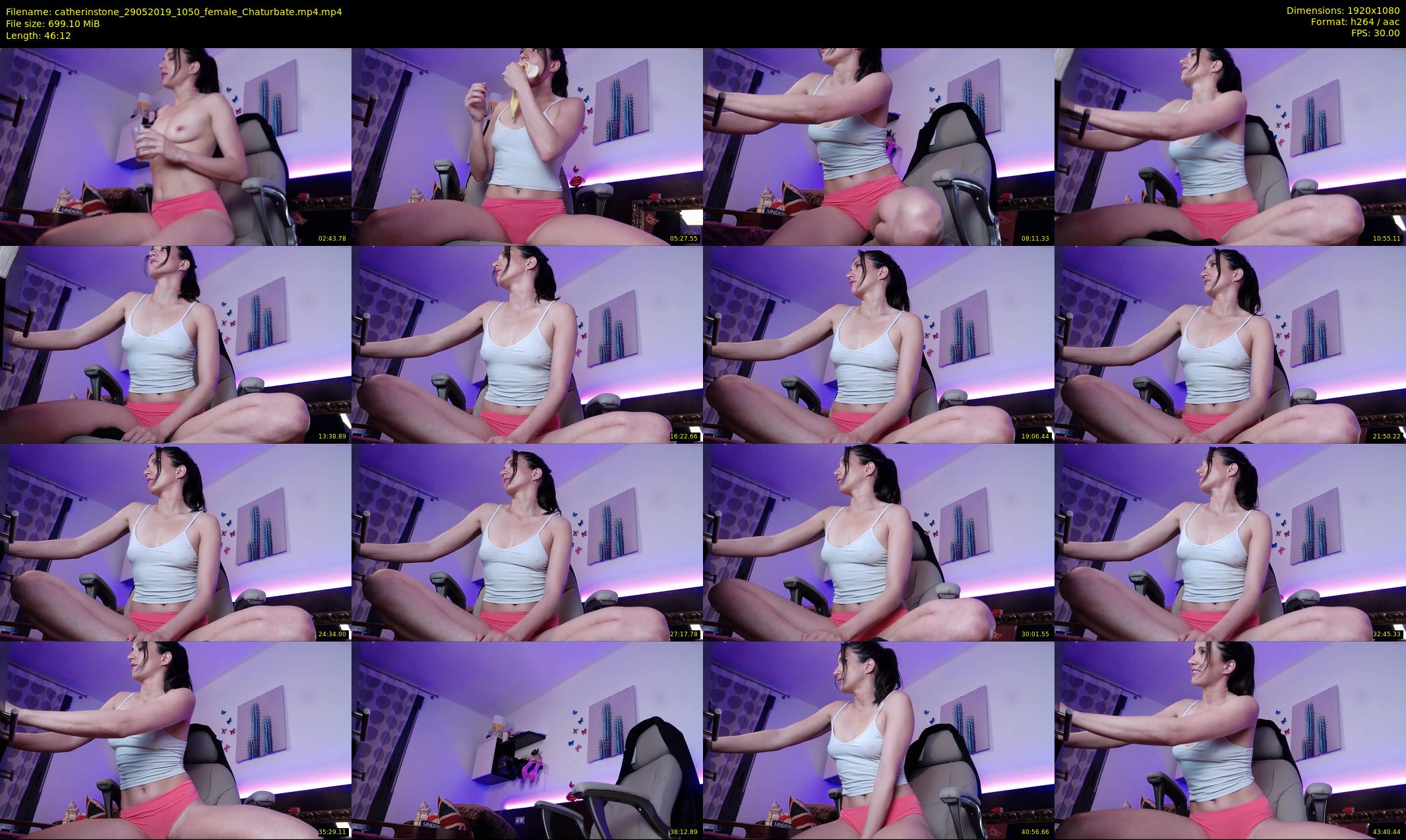 catherinstone — 47 minute Chaturbate female cam show recording, 1080p, May 29, 2019