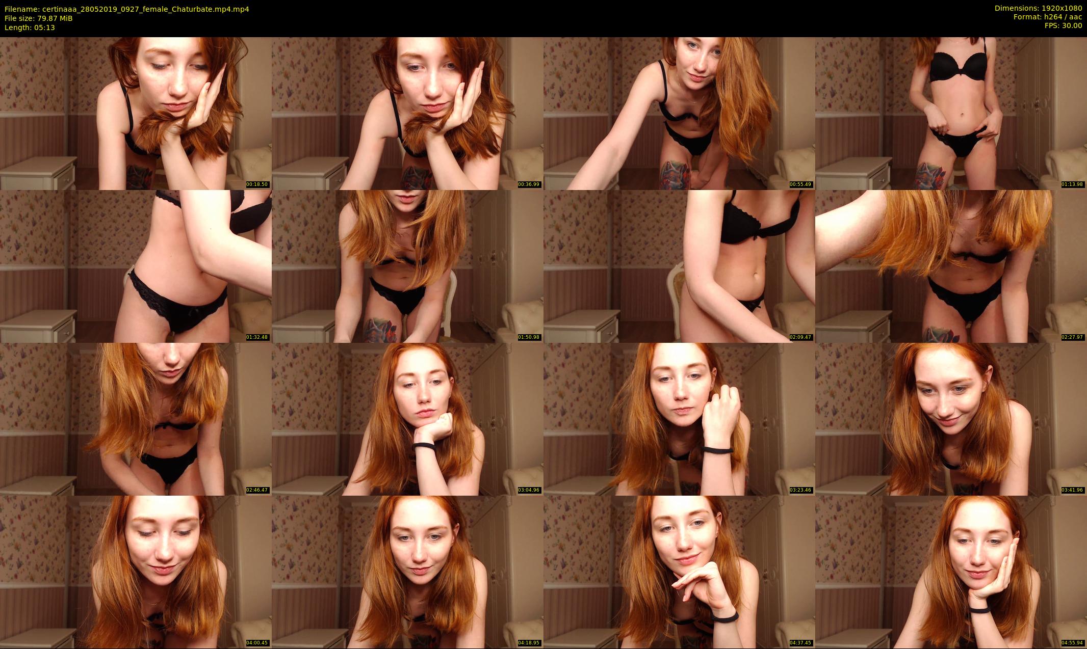 certinaaa — 6 minute Chaturbate female cam show recording, 1080p, May 28, 2019