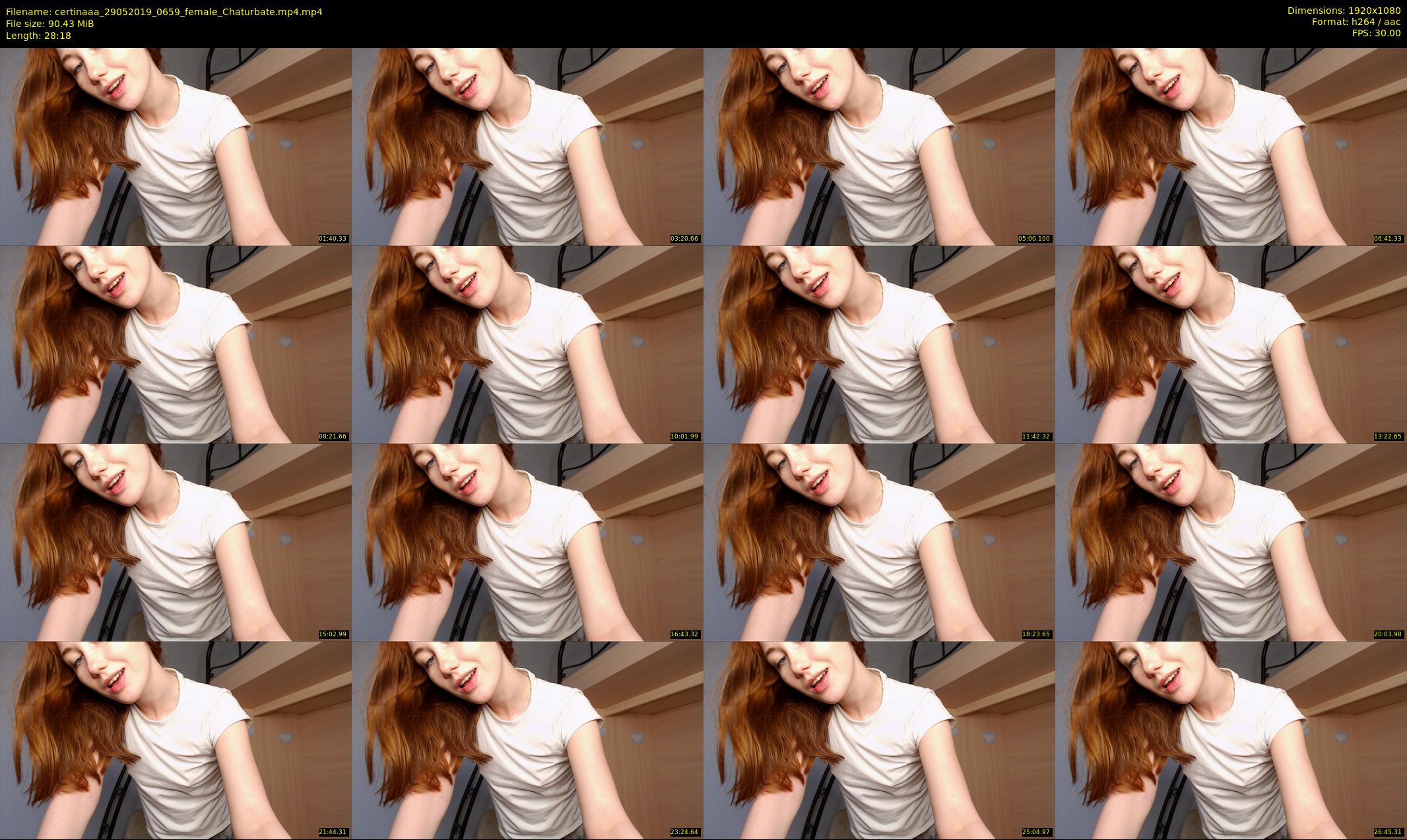 certinaaa — 29 minute Chaturbate female cam show recording, 1080p, May 29, 2019