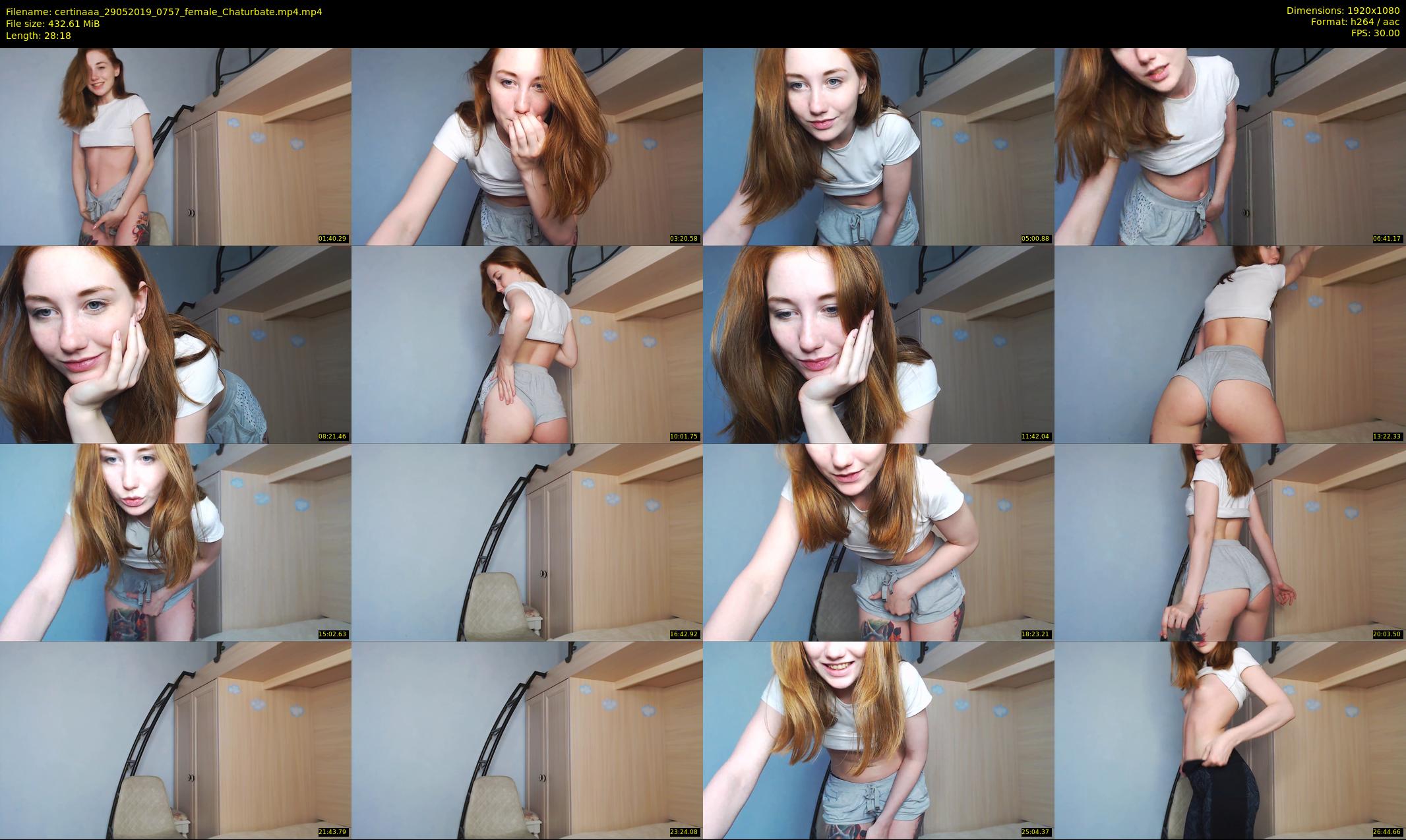 certinaaa — 29 minute Chaturbate female cam show recording, 1080p, May 29, 2019