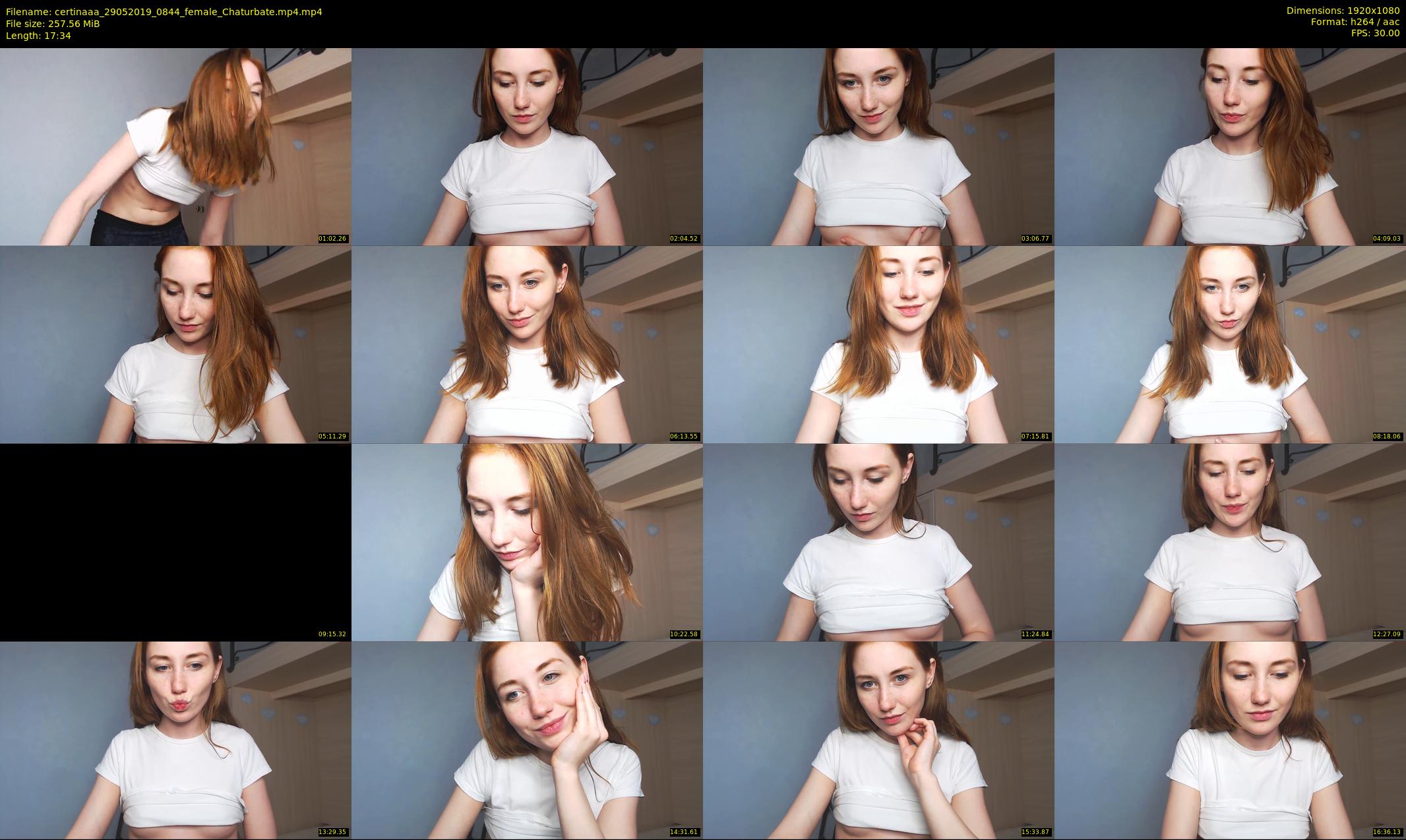 certinaaa — 18 minute Chaturbate female cam show recording, 1080p, May 29, 2019