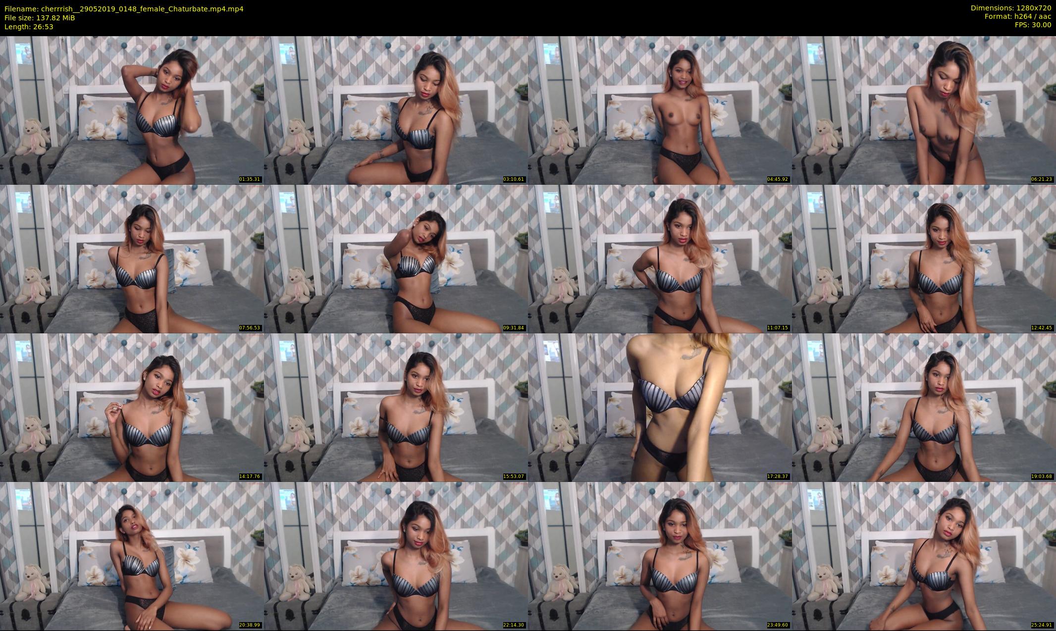 cherrrish_ — 27 minute Chaturbate female cam show recording, 720p, May 29, 2019