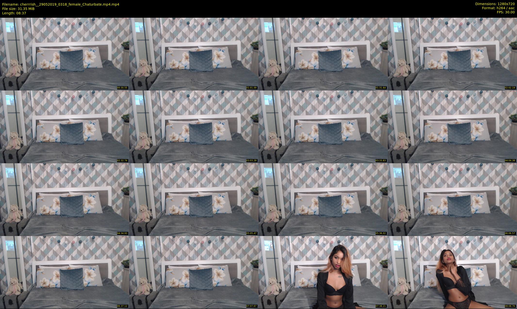cherrrish_ — 9 minute Chaturbate female cam show recording, 720p, May 29, 2019
