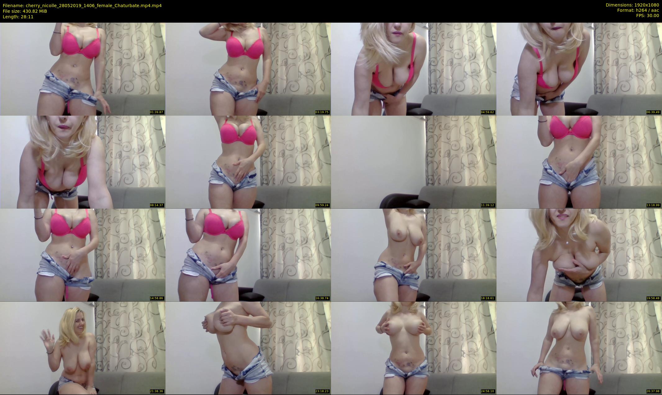 cherry_nicolle — 29 minute Chaturbate female cam show recording, 1080p, May 28, 2019