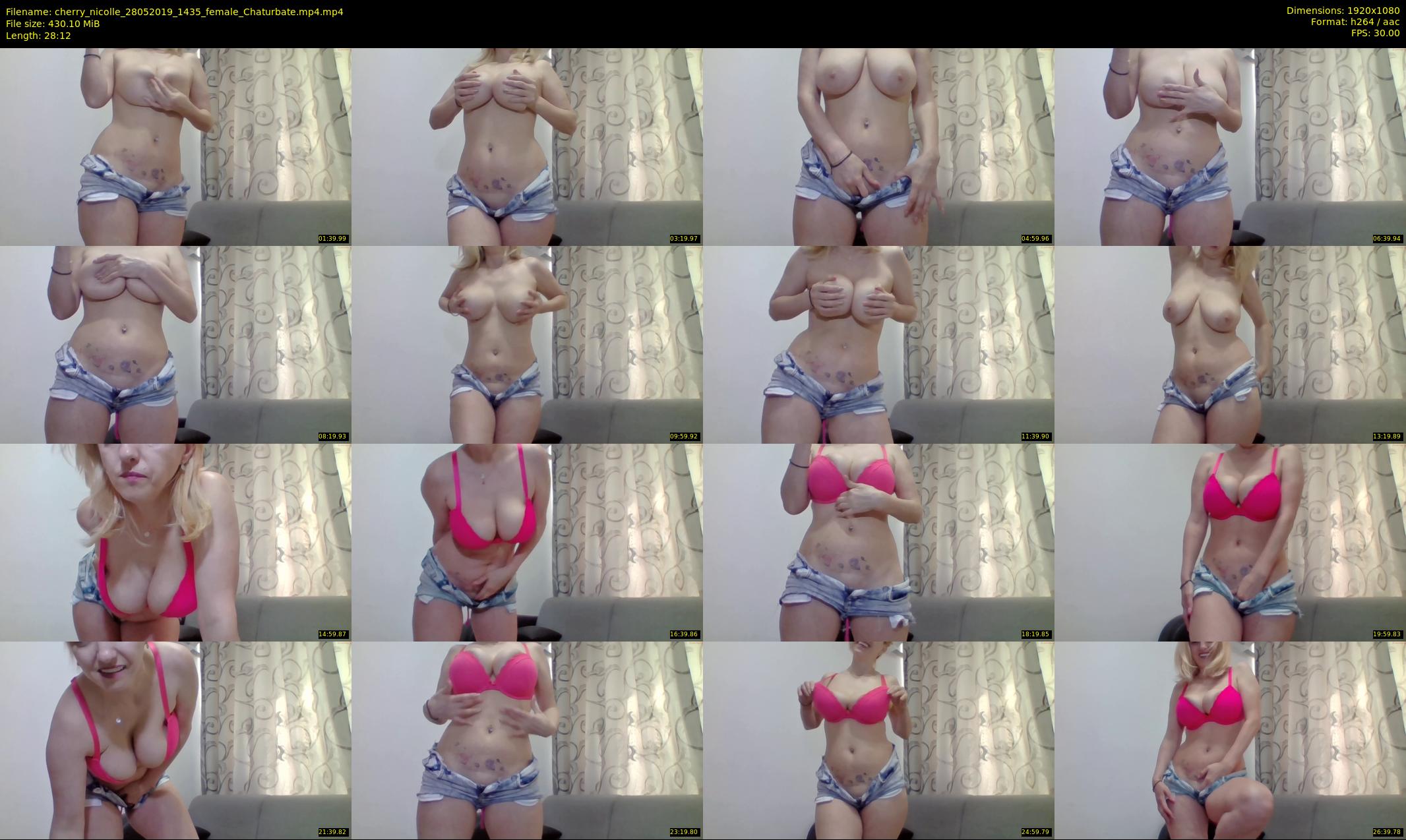 cherry_nicolle — 29 minute Chaturbate female cam show recording, 1080p, May 28, 2019