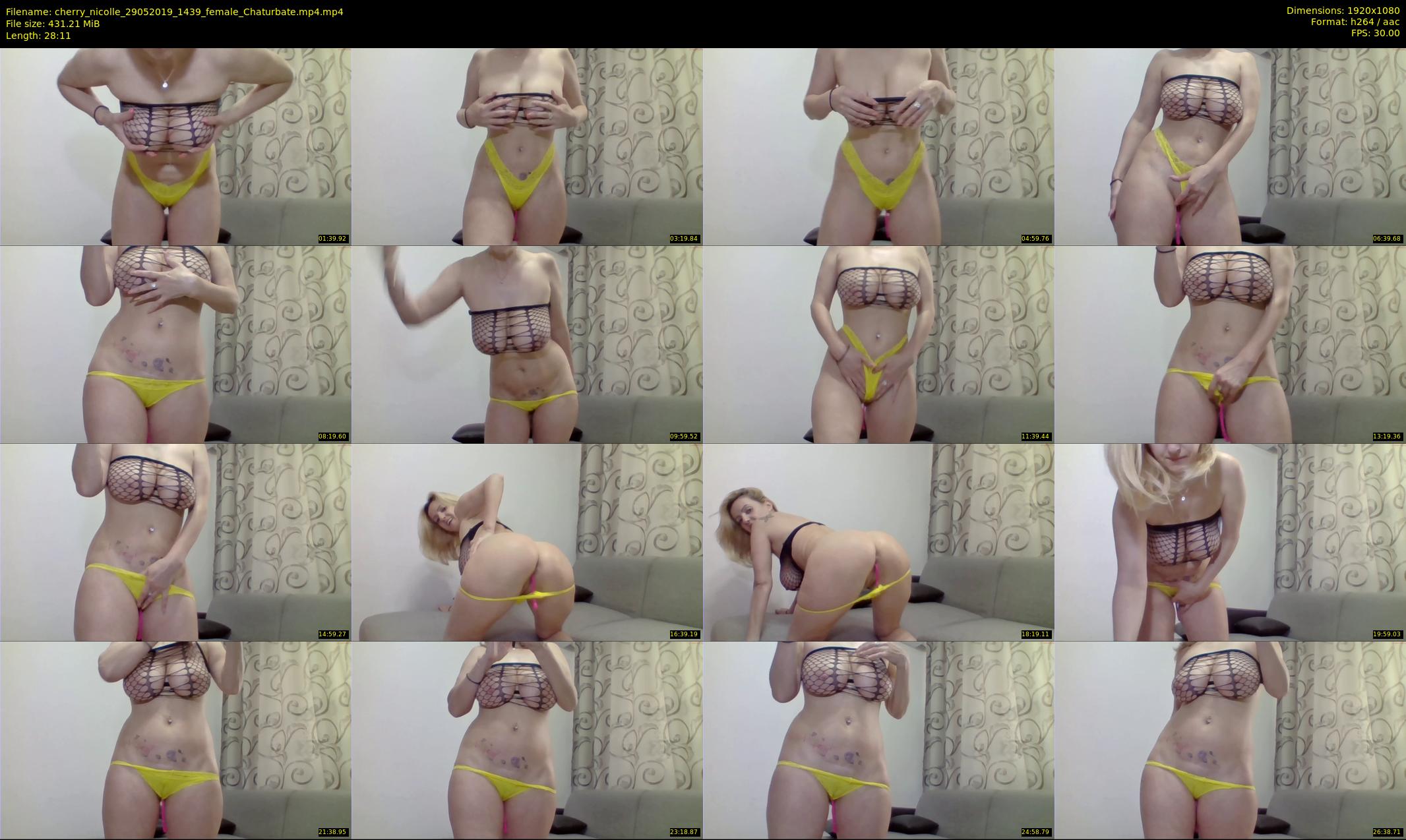 cherry_nicolle — 29 minute Chaturbate female cam show recording, 1080p, May 29, 2019