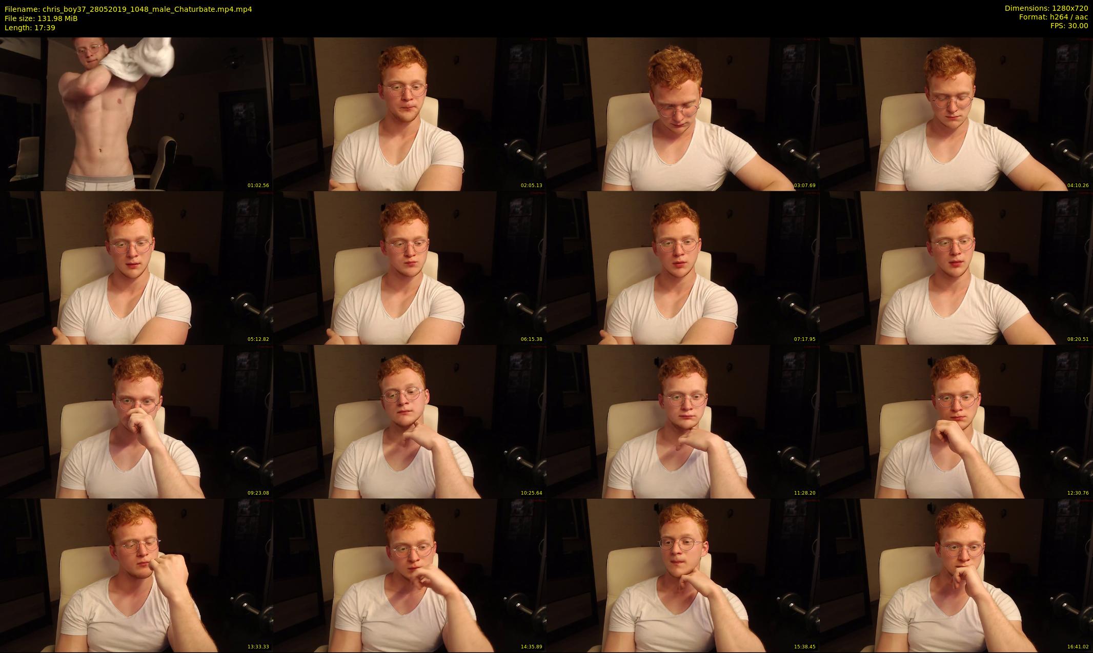 chris_boy37 — 18 minute Chaturbate male cam show recording, 720p, May 28, 2019