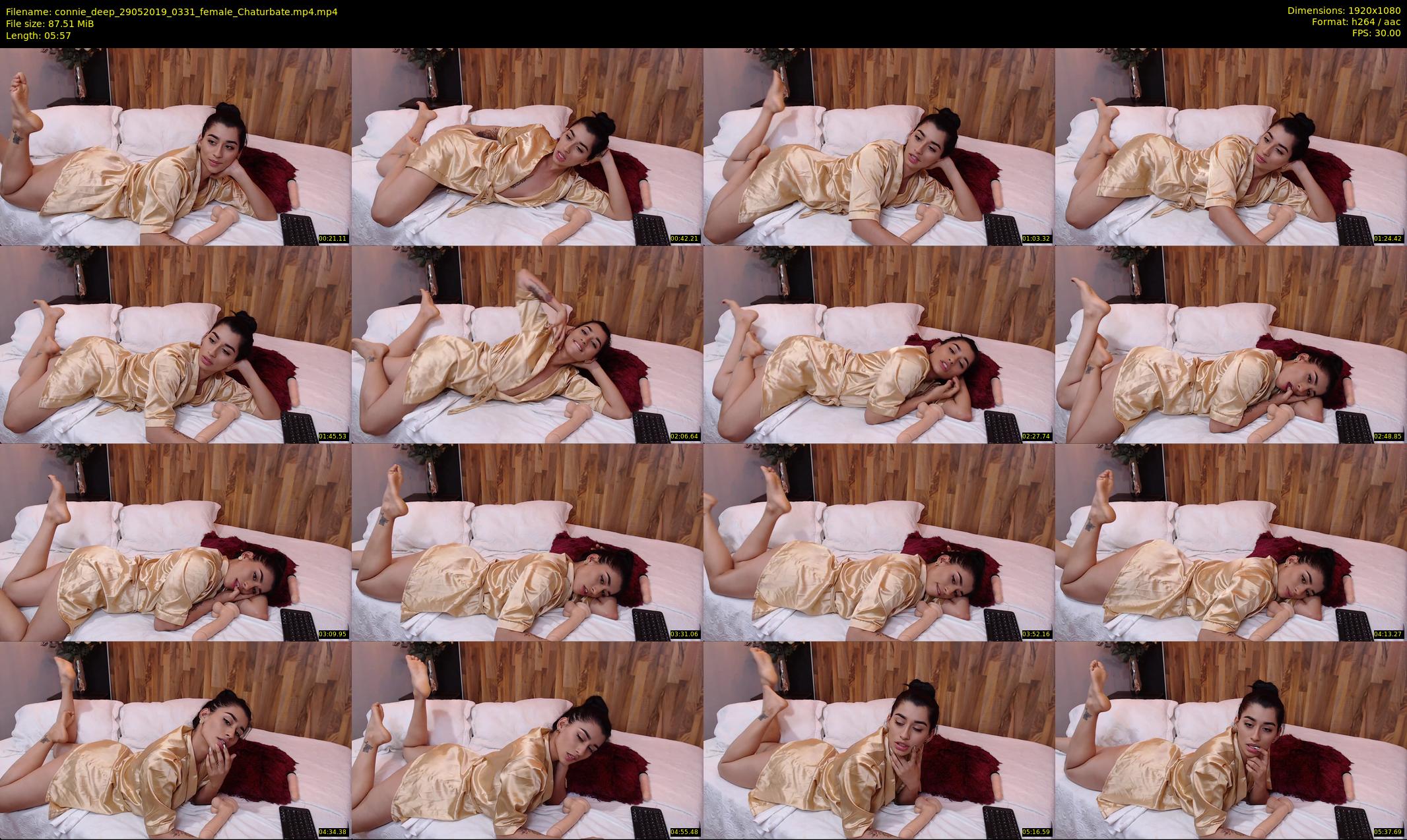 connie_deep — 6 minute Chaturbate female cam show recording, 1080p, May 29, 2019