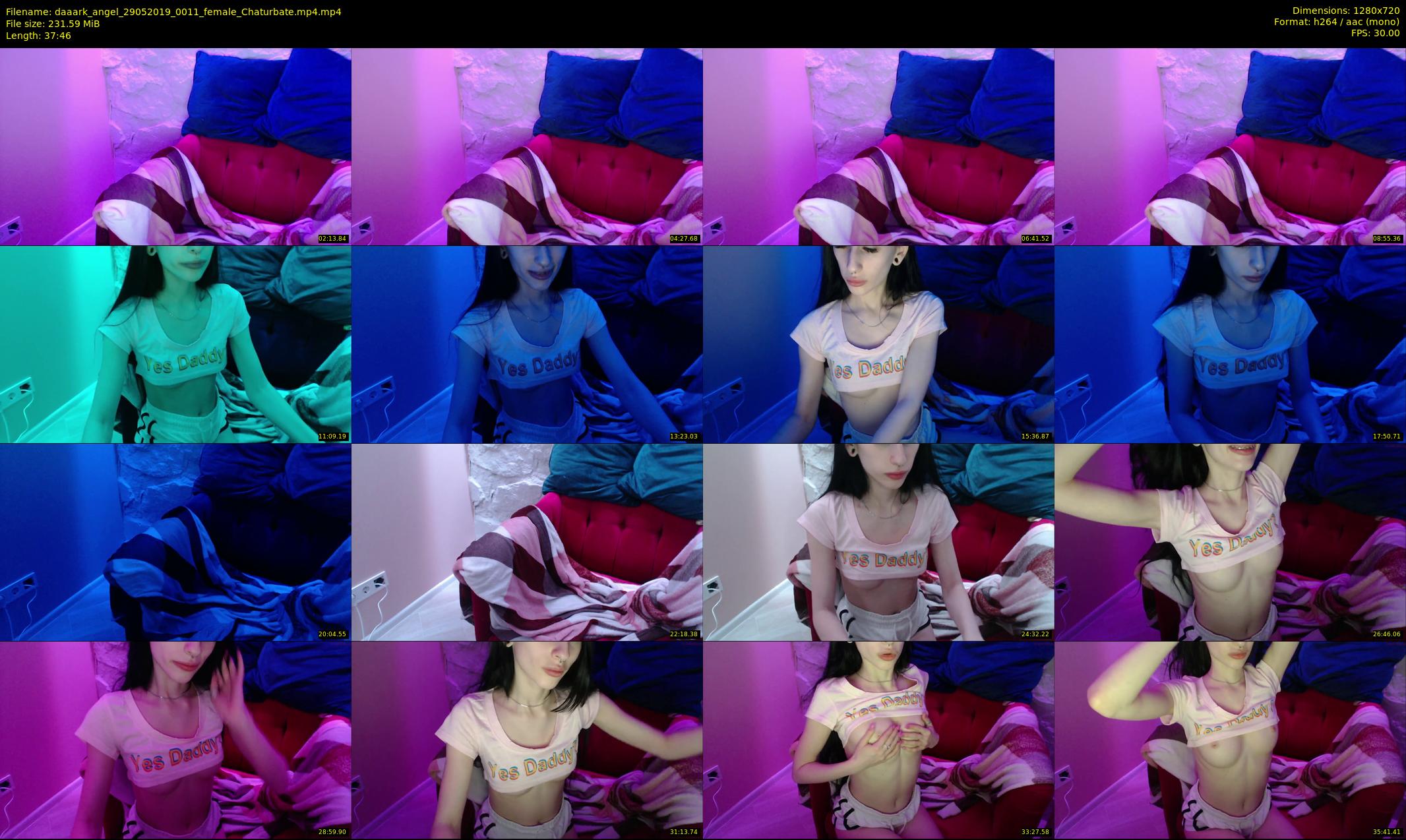 daaark_angel — 38 minute Chaturbate female cam show recording, 720p, May 29, 2019