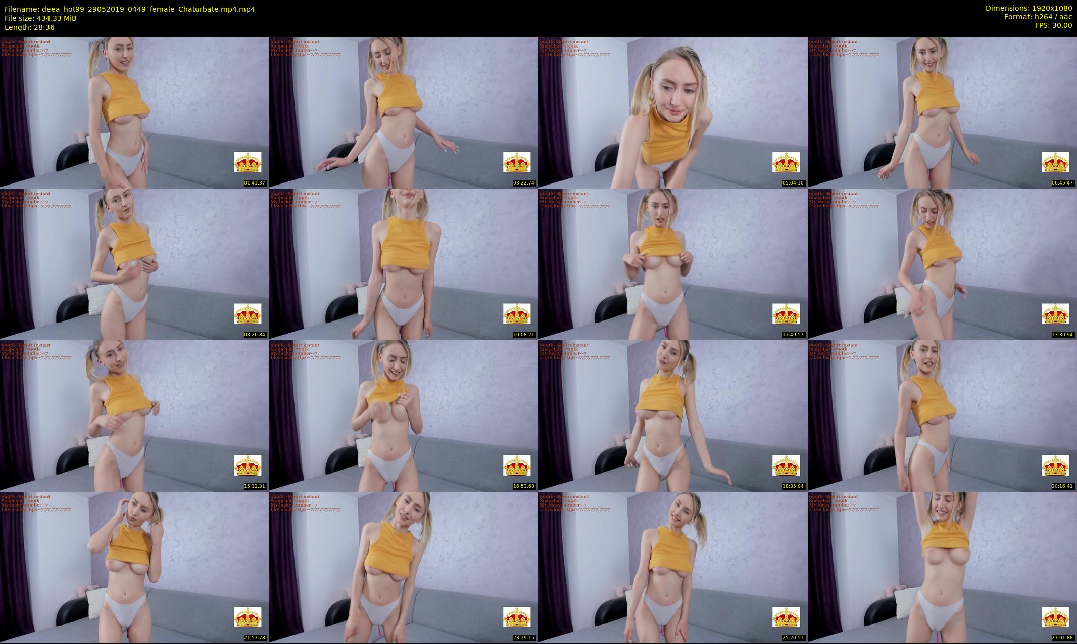 deea_hot99 — 29 minute Chaturbate female cam show recording, 1080p, May 29, 2019