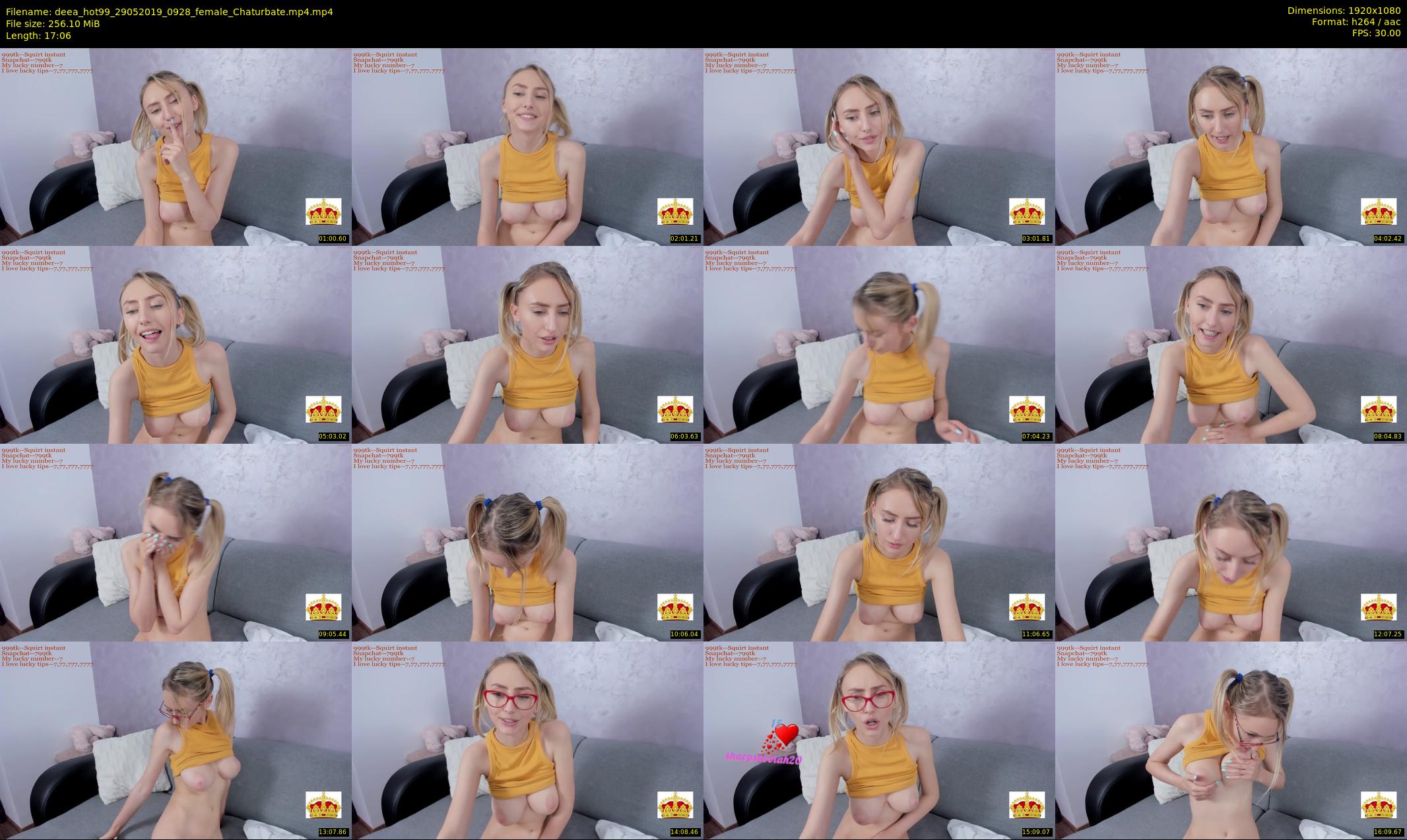 deea_hot99 — 18 minute Chaturbate female cam show recording, 1080p, May 29, 2019