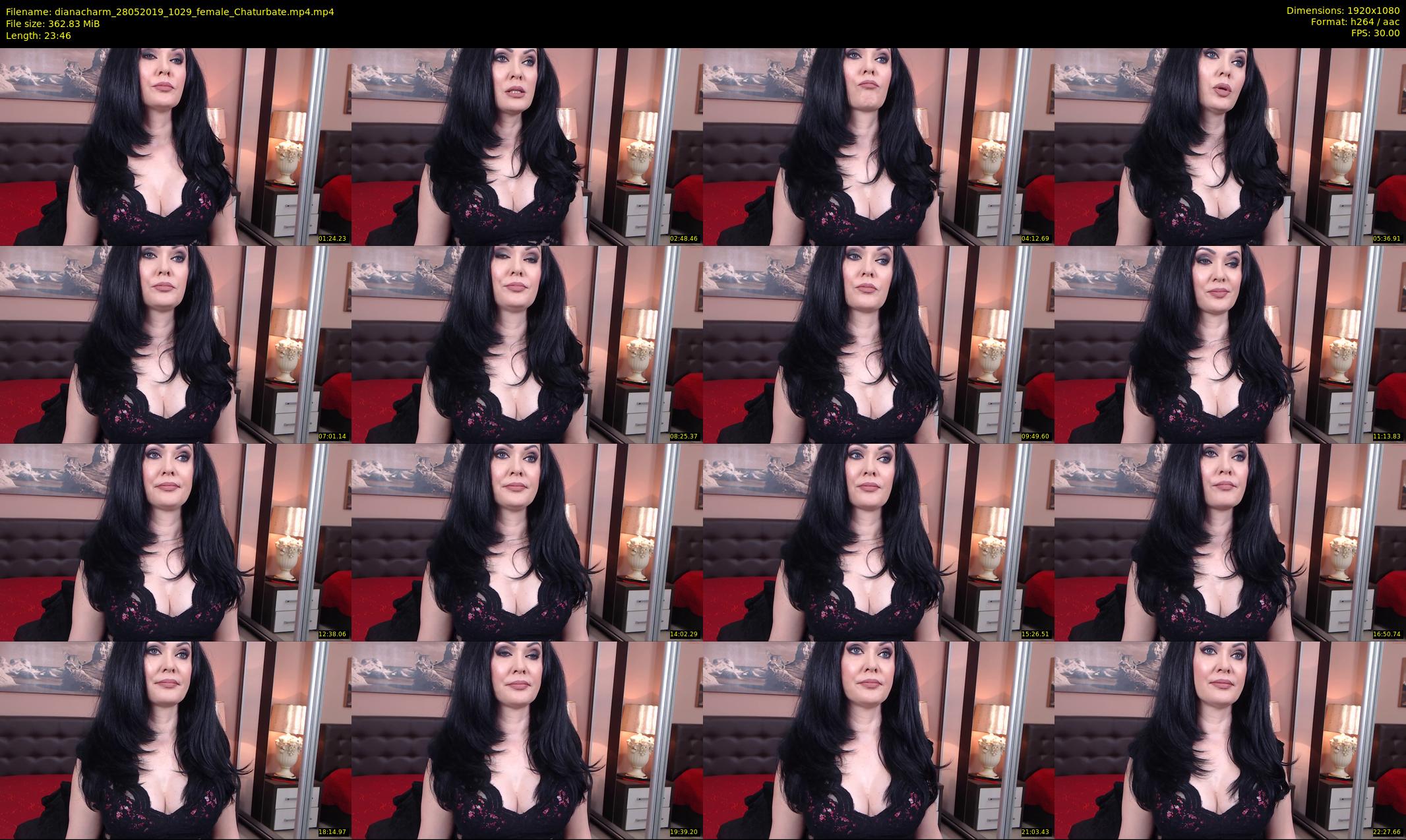 dianacharm — 24 minute Chaturbate female cam show recording, 1080p, May 28, 2019