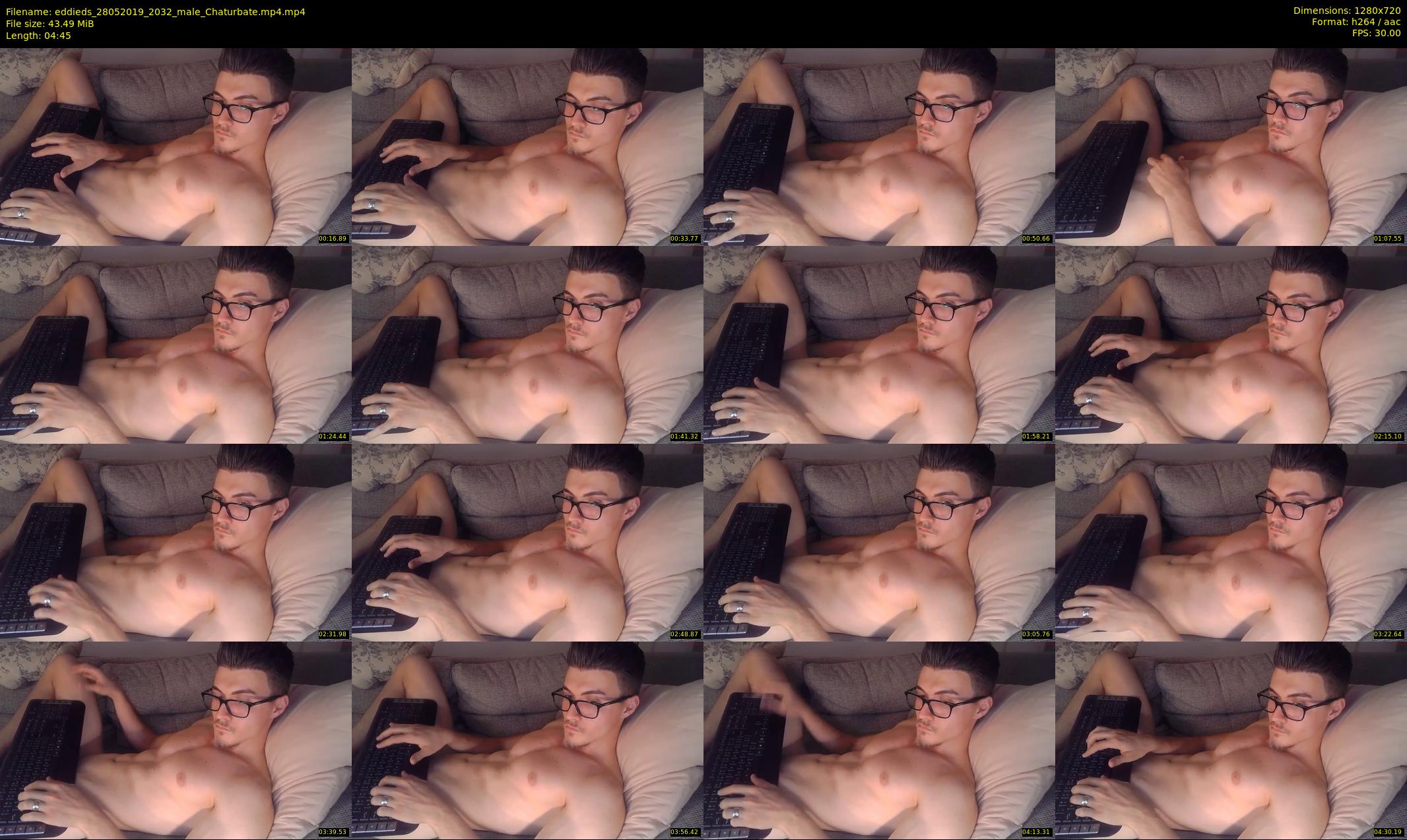 eddieds — 5 minute Chaturbate male cam show recording, 720p, May 28, 2019