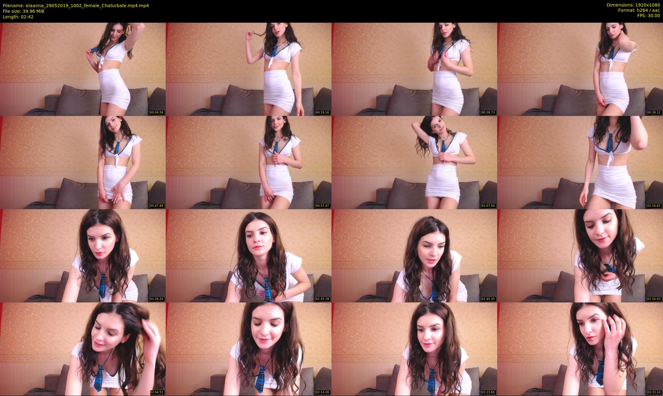 elaanna — 3 minute Chaturbate female cam show recording, 1080p, May 29, 2019